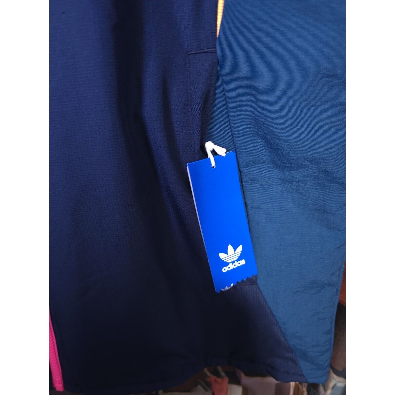Adidas ADIDAS Womens Sleeveless Tracksuit Top Jacket Large Navy Blu Size L / US 10 / IT 46 - 6 Thumbnail