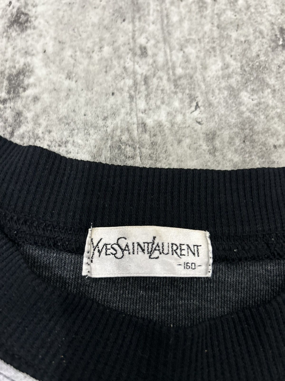 Yves Saint Laurent Vintage Yvessaintlaurent Big Logo two tone Long sleve Size US M / EU 48-50 / 2 - 8 Thumbnail