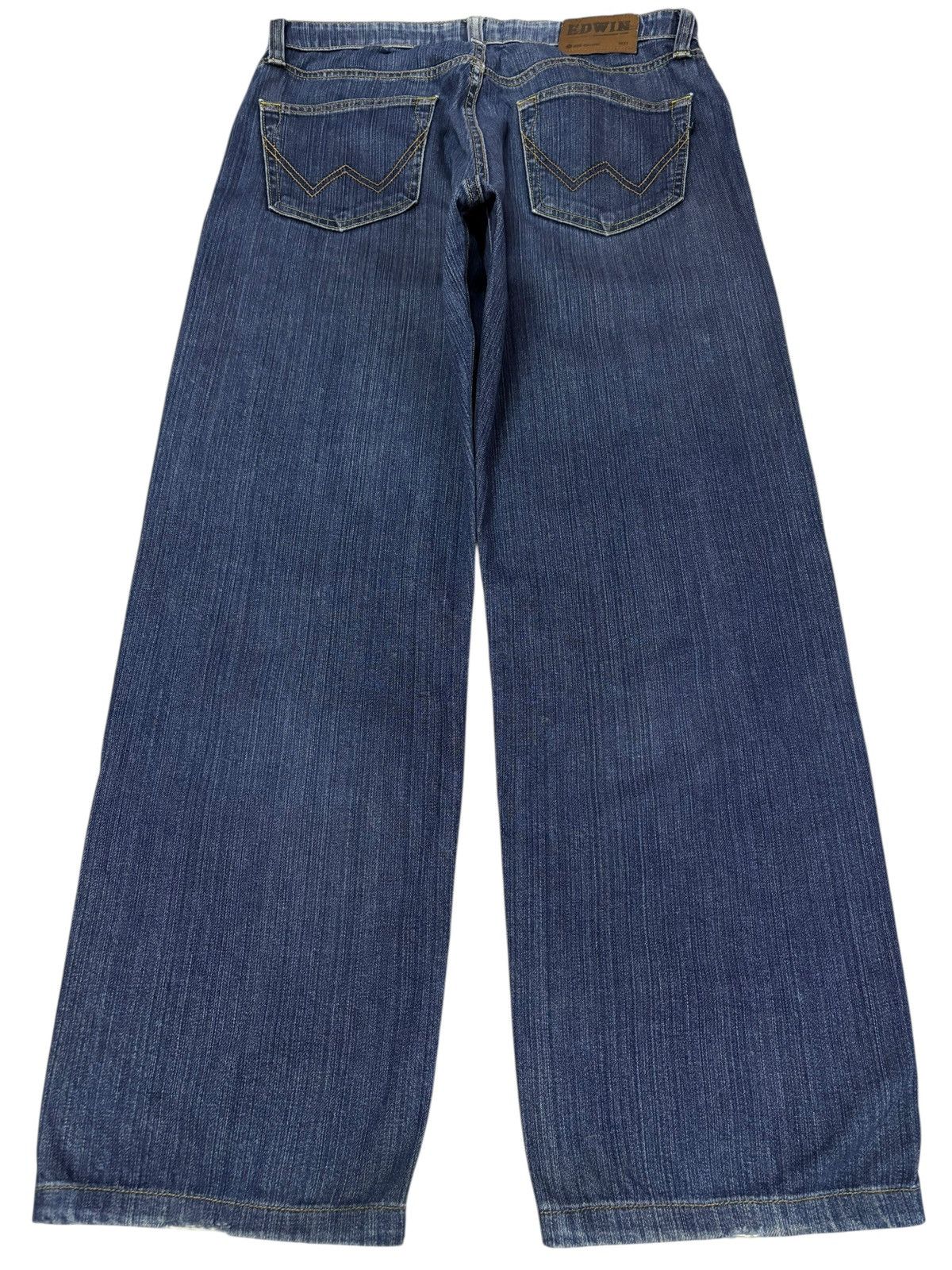 Edwin Vtg Edwin Japan 403 Distressed Jeans Size US 31 - 2 Thumbnail
