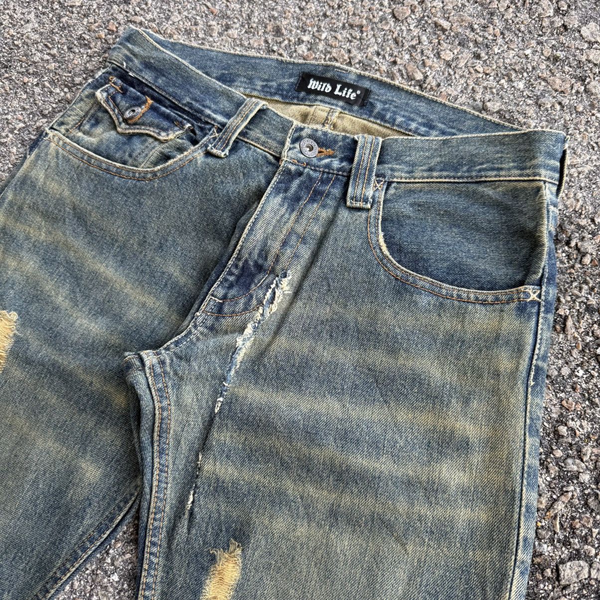 Japanese Brand × Jean × Rusty VINTAGE WILD LIFE RUSTY JEAN RIPPEP DENIM PANTS Size US 32 / EU 48 - 5 Thumbnail