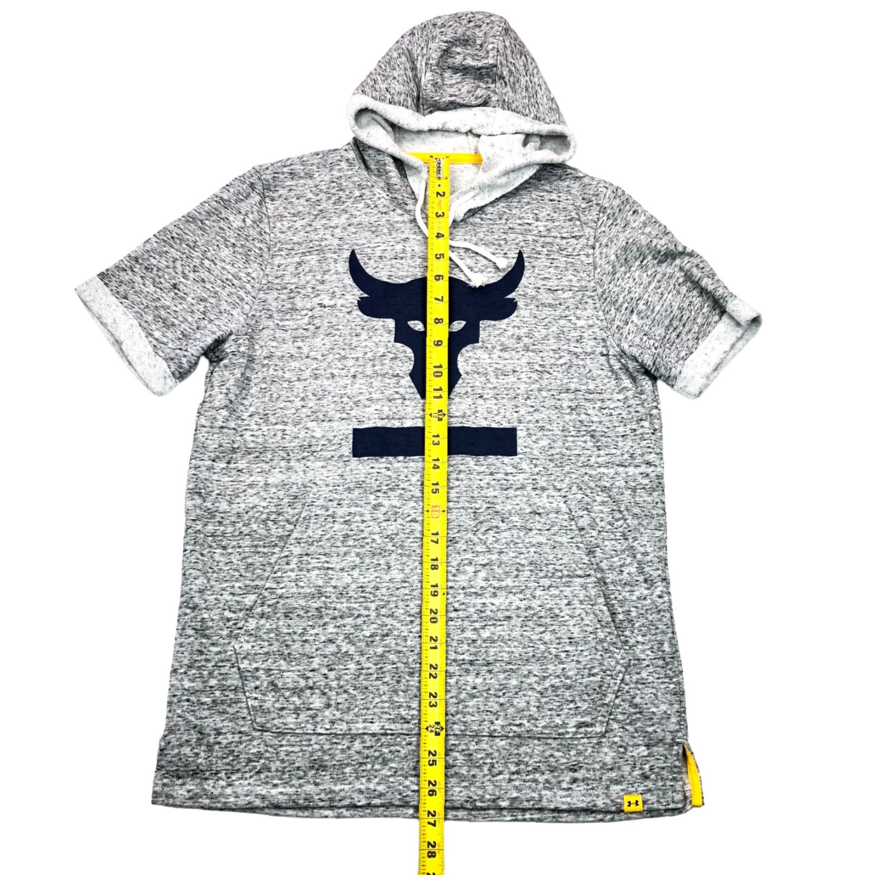 Under Armour Under Armour Rock Project Hooded S/S Sweatshirt Men Small Gray Cotton/Polyester Pullover Logo Size US S / EU 44-46 / 1 - 5 Thumbnail