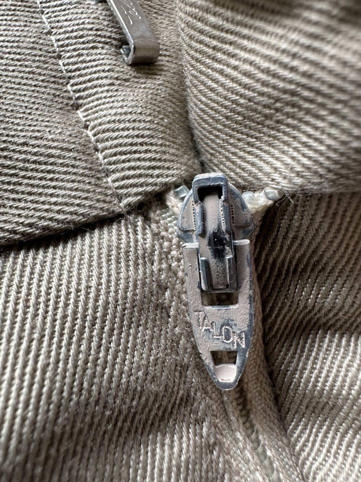 Vintage Vintage 60s Flannel Lined Khaki Trousers Pants Size US 36 / EU 52 - 6 Thumbnail