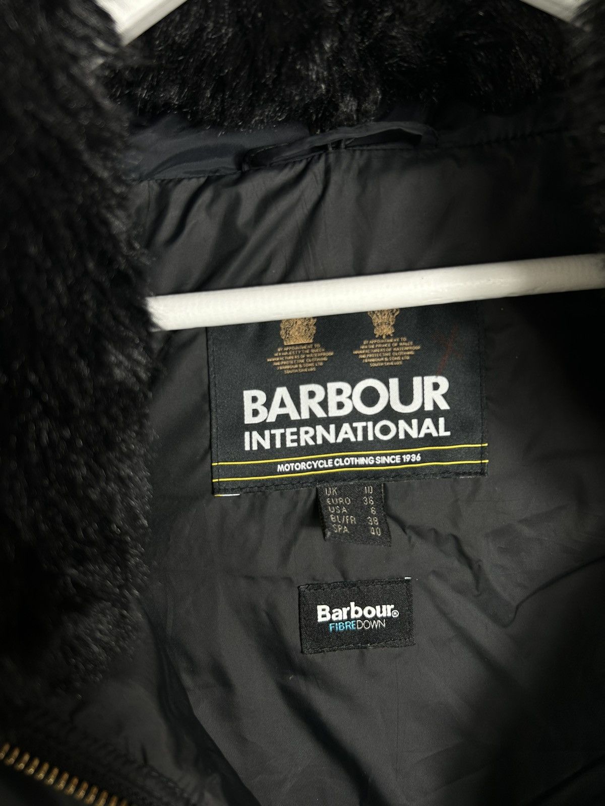 Barbour Barbour International Santa Rosa FibreDown Gilet With Fur Size M / US 6-8 / IT 42-44 - 8 Thumbnail