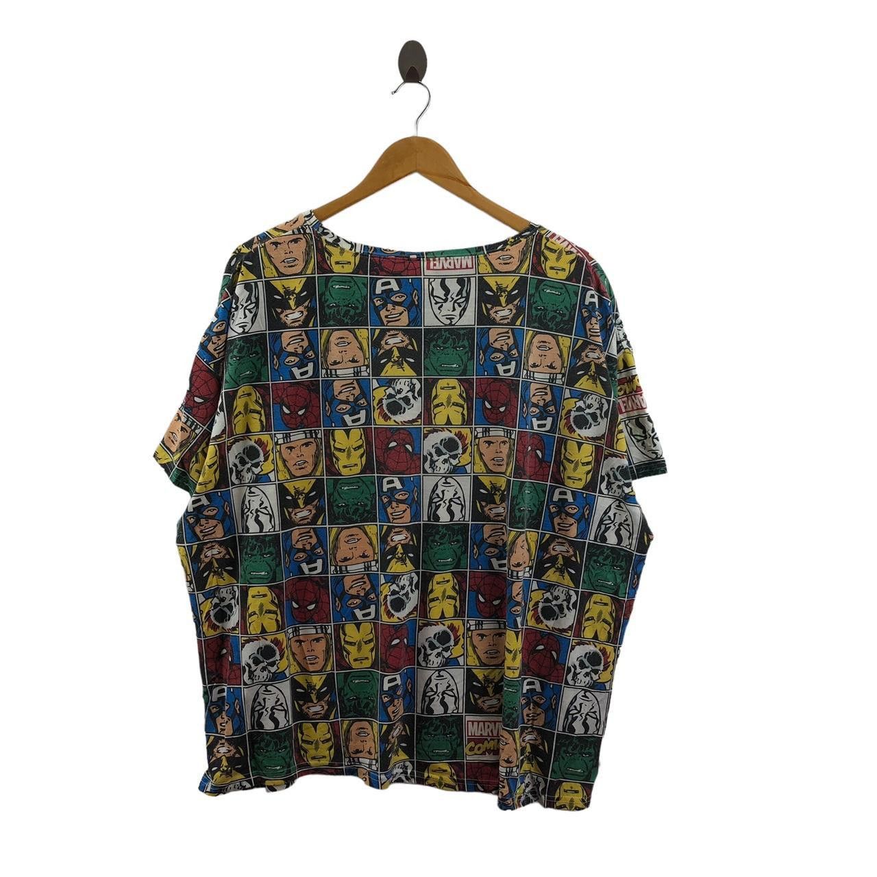 Marvel Comics MARVEL COMICS AOP Over Print Superhero Tee Shirt Hulk Size US M / EU 48-50 / 2 - 2 Thumbnail