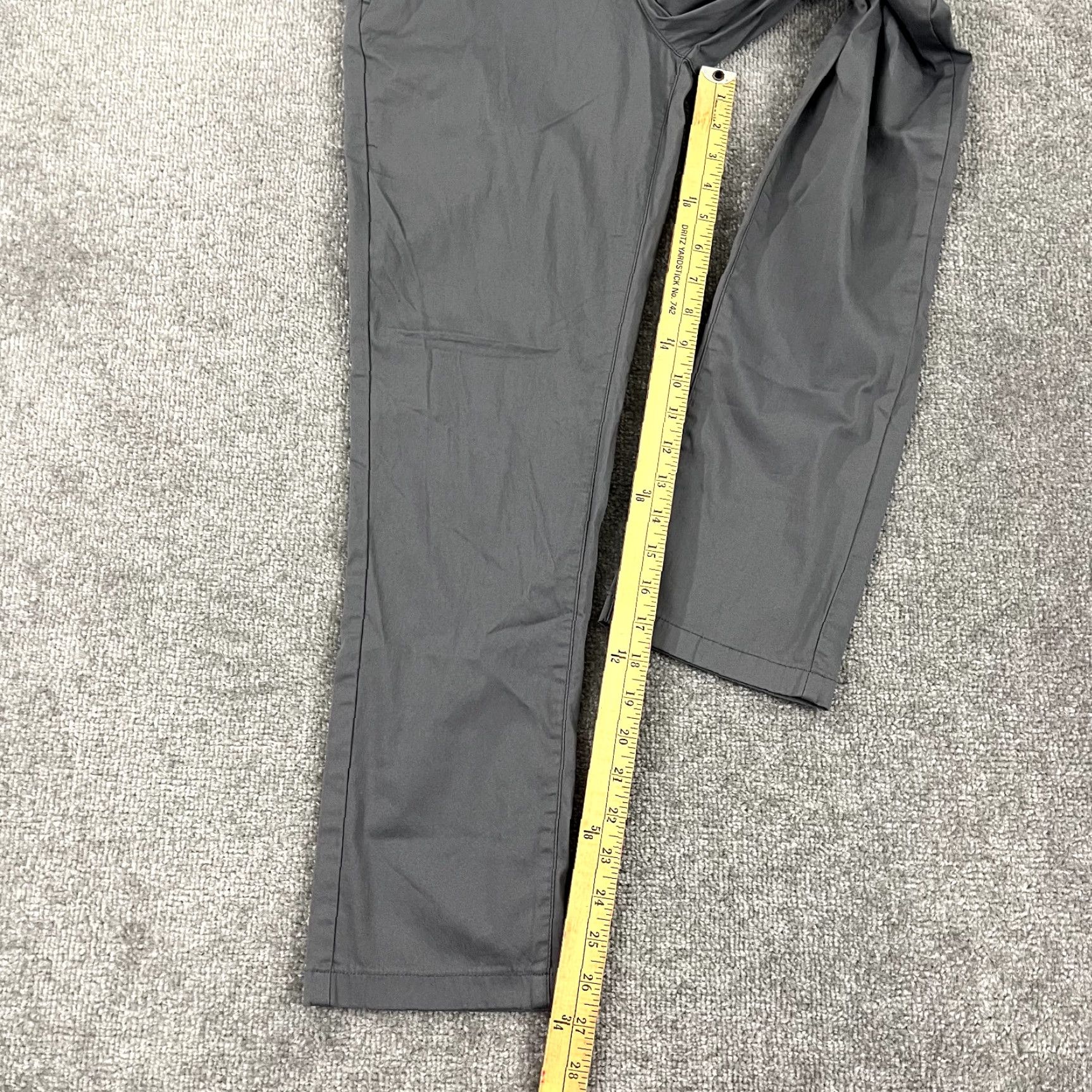 Vintage Bird Dogs Pants 28x28 Gray Chino Straight Lined Performance Golf Stretch Mens Size US 28 / EU 44 - 6 Thumbnail