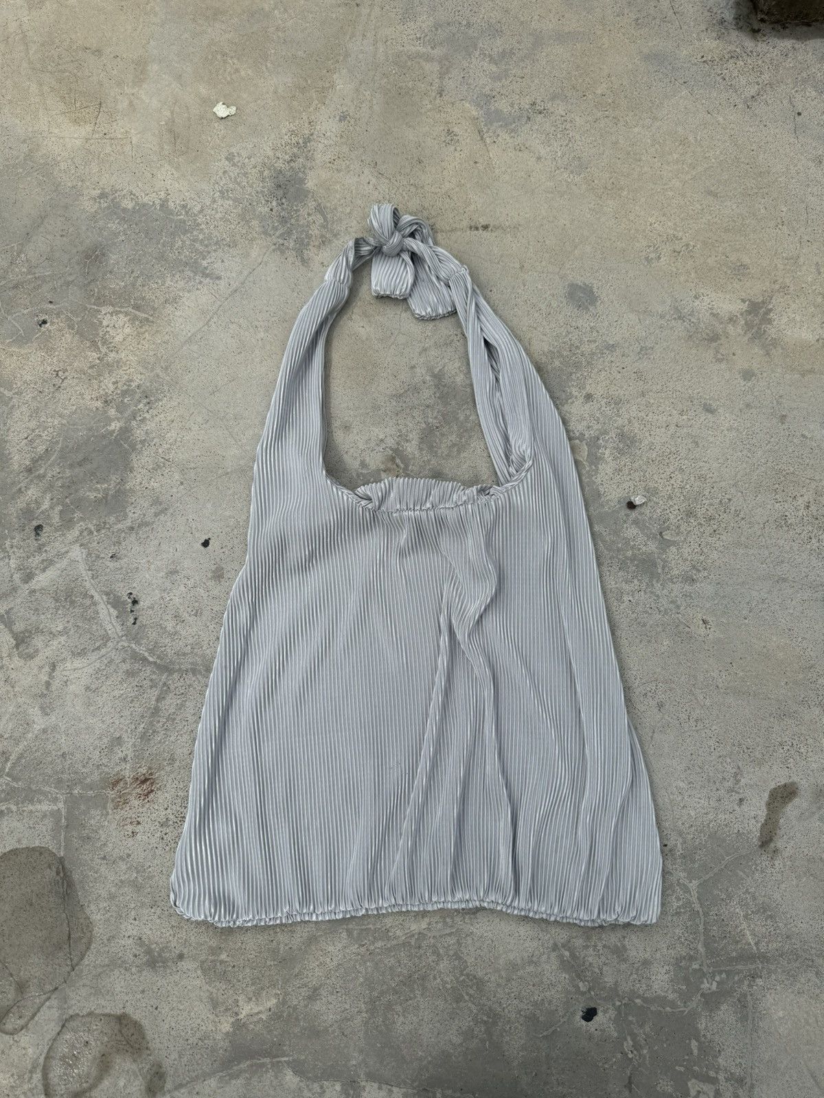 Designer × Issey Miyake × Japanese Brand Pleated Carry Bag Inspired Issey Miyake by Mono Comme ca Size ONE SIZE - 3 Thumbnail