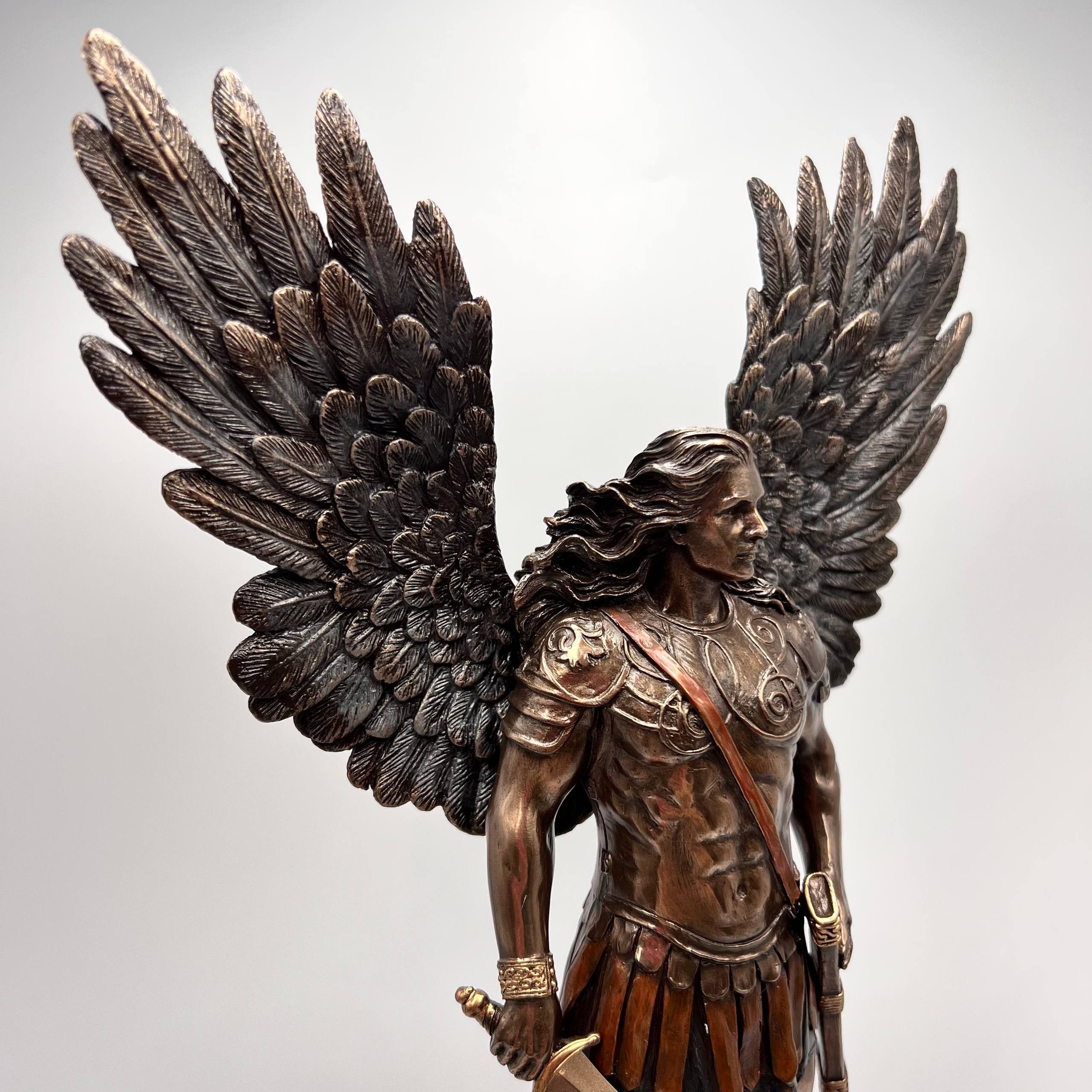 Other Archangel Michael Statue Home Decor Gift Italy 27cm Size ONE SIZE - 5 Thumbnail