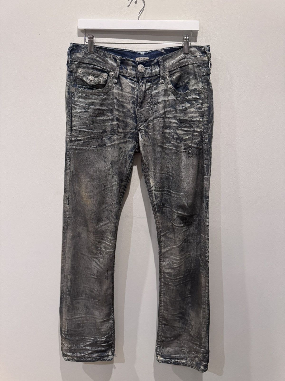 True Religion 1/500 True Religion Painted Jeans Size US 31 - 1 Thumbnail
