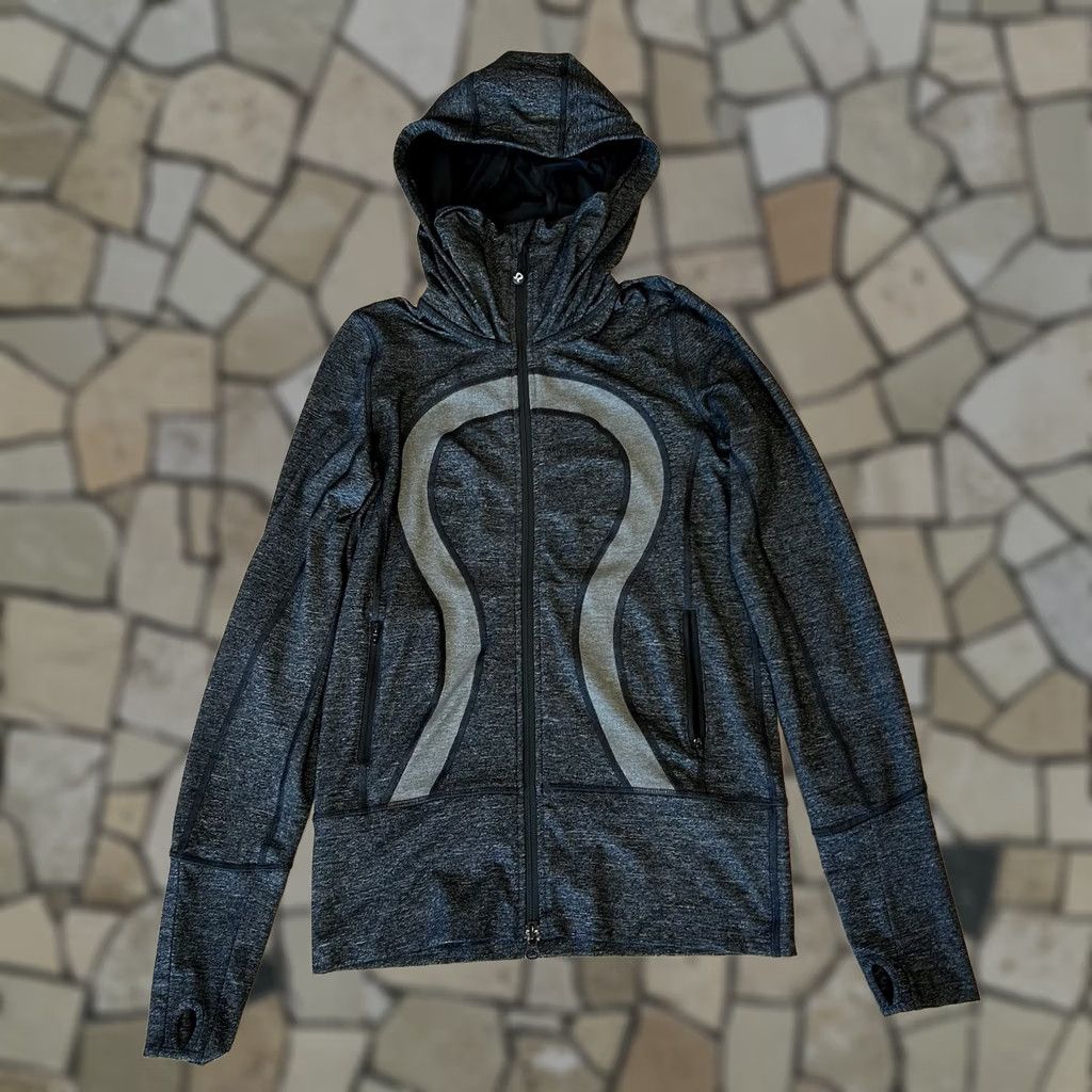 Lululemon Lululemon Stride Jacket Womens Full Zip Athletic Fit Dark Heather Charcoal 4 Jacket Size S / US 4 / IT 40 - 1 Thumbnail