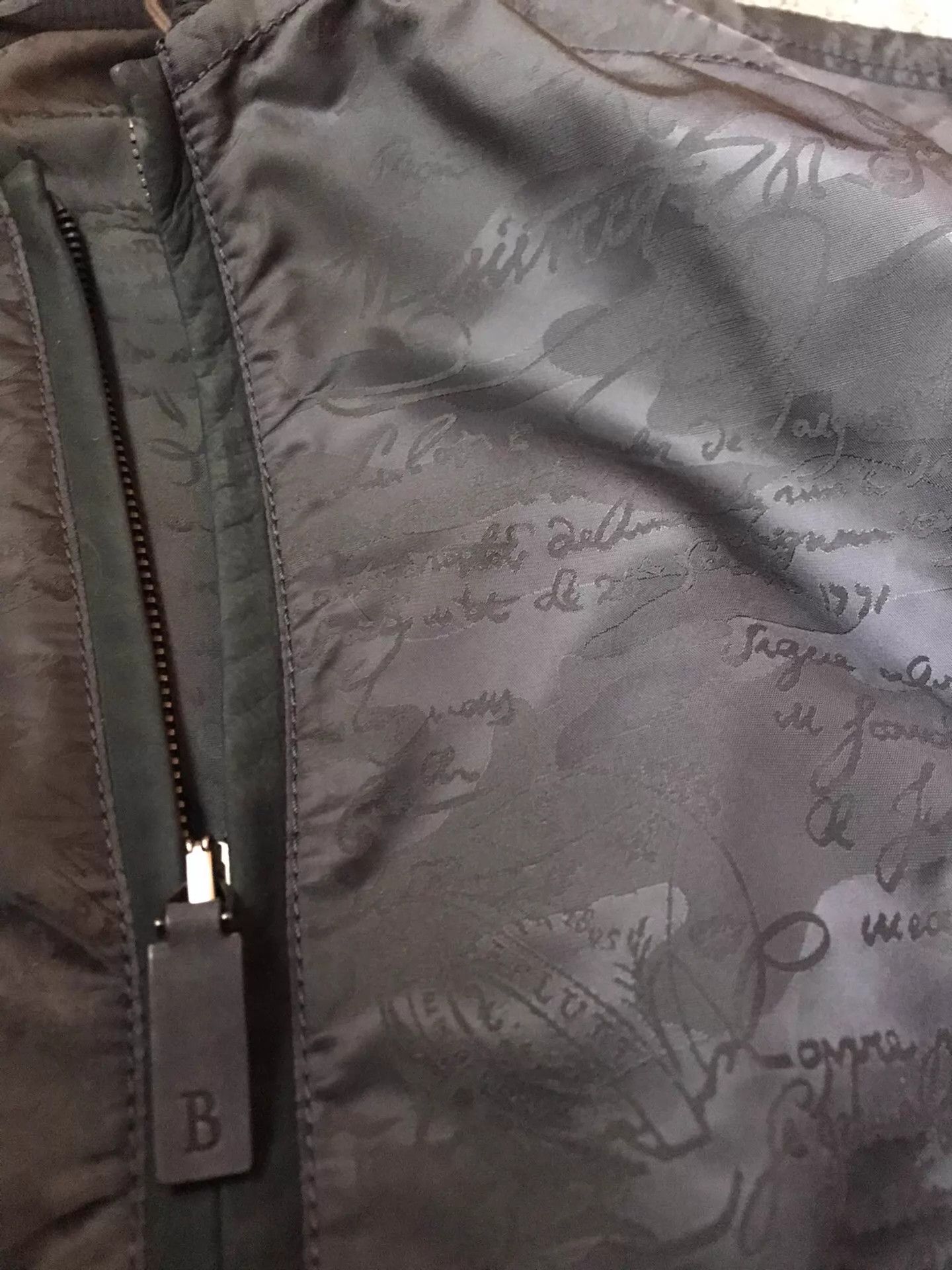 Berluti Berluti 56 3D Embossed Love Letter Leather Trimmed Jacket Size US XL / EU 56 / 4 - 5 Thumbnail
