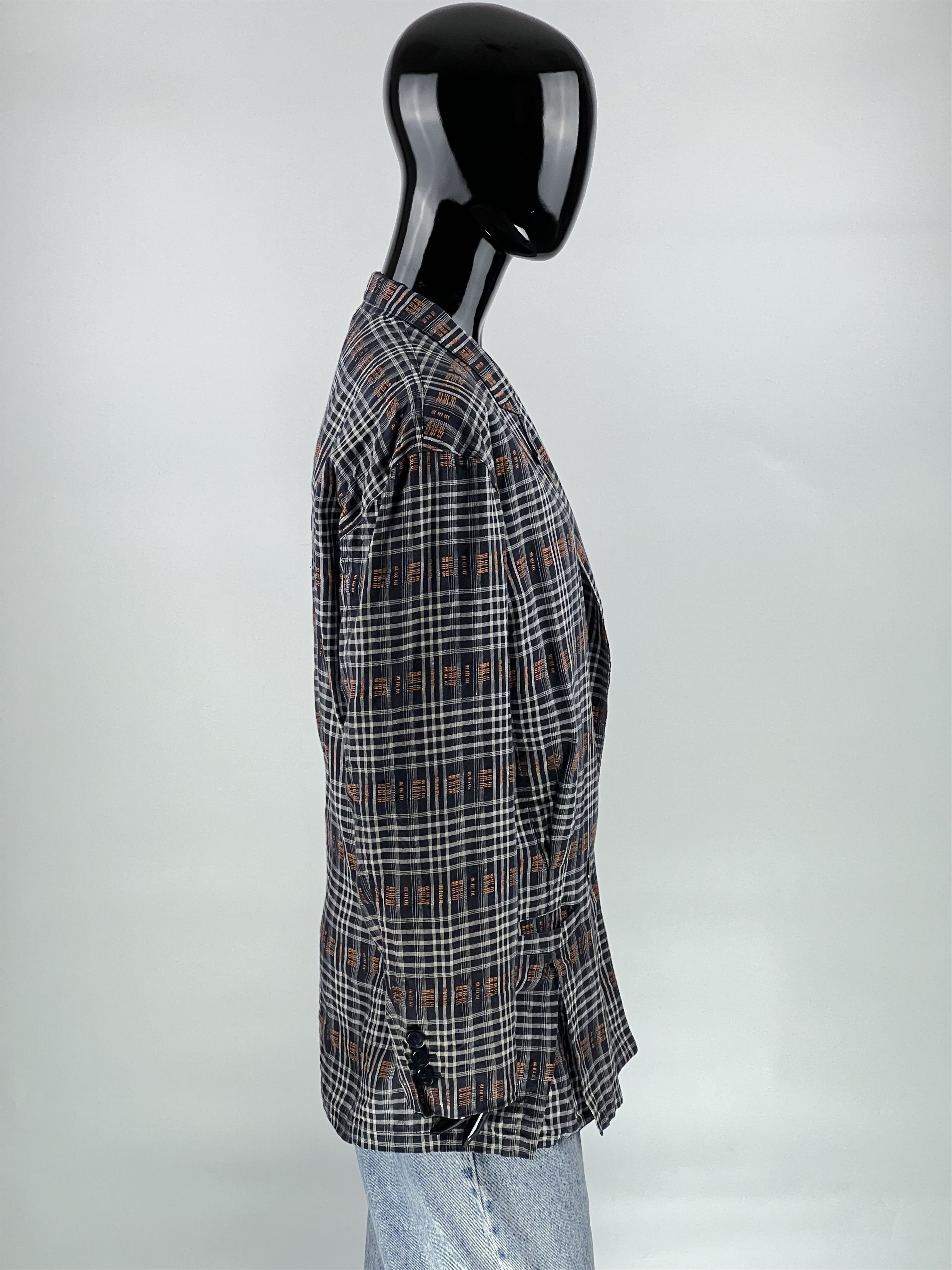 Escada Escada by Margaretha Ley Double-Breasted Checked Blazer Size M / US 6-8 / IT 42-44 - 2 Thumbnail