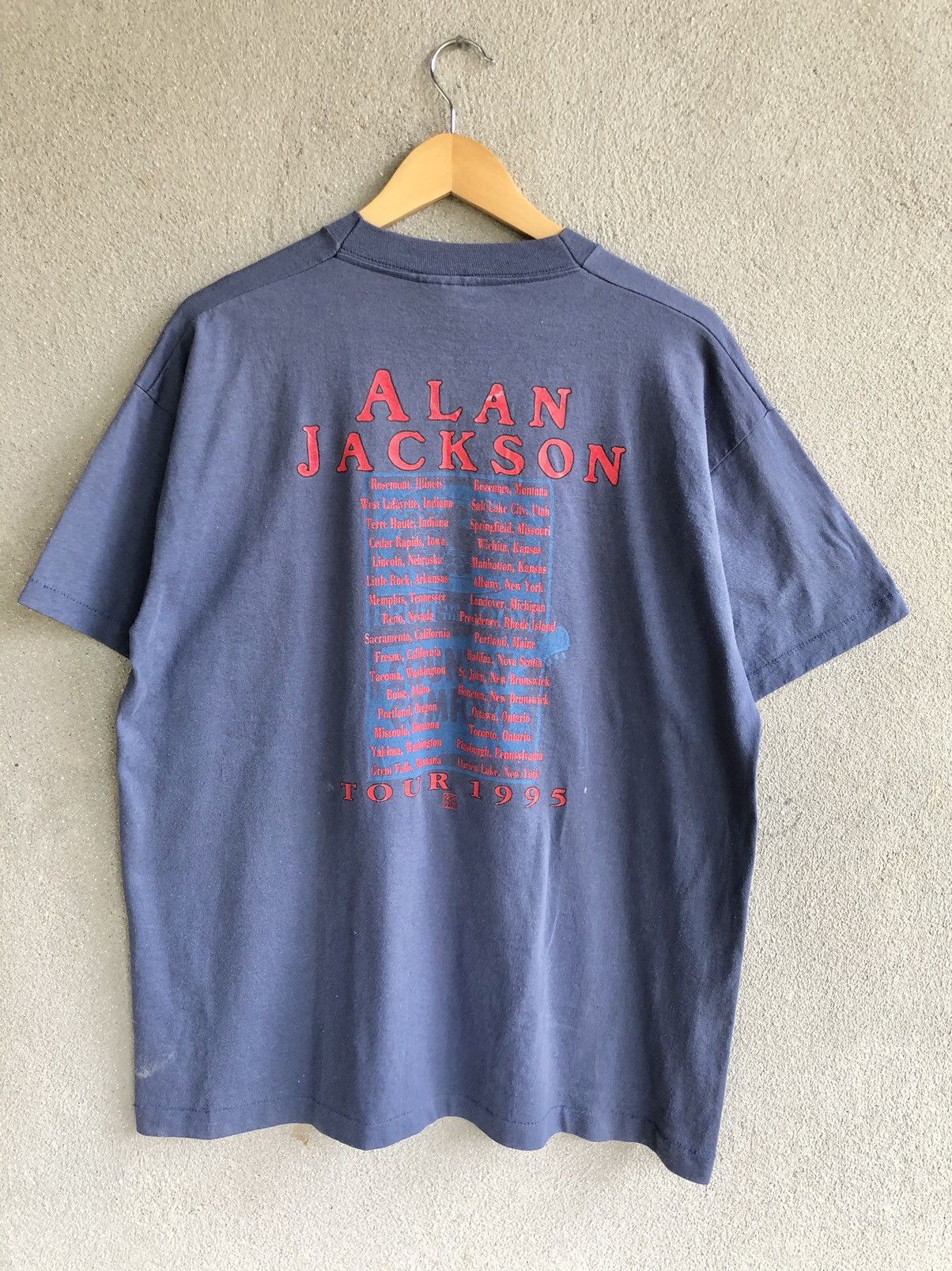 Band Tees Vintage 1995 Alan Jackson Tour tee Size US XL / EU 56 / 4 - 2 Thumbnail