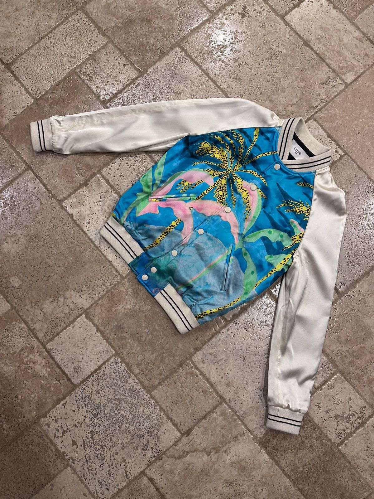 Celine Celine x Hedi x Tyson Reed SS21 Hawaiian Souvenir Jacket Size US M / EU 48-50 / 2 - 4 Thumbnail