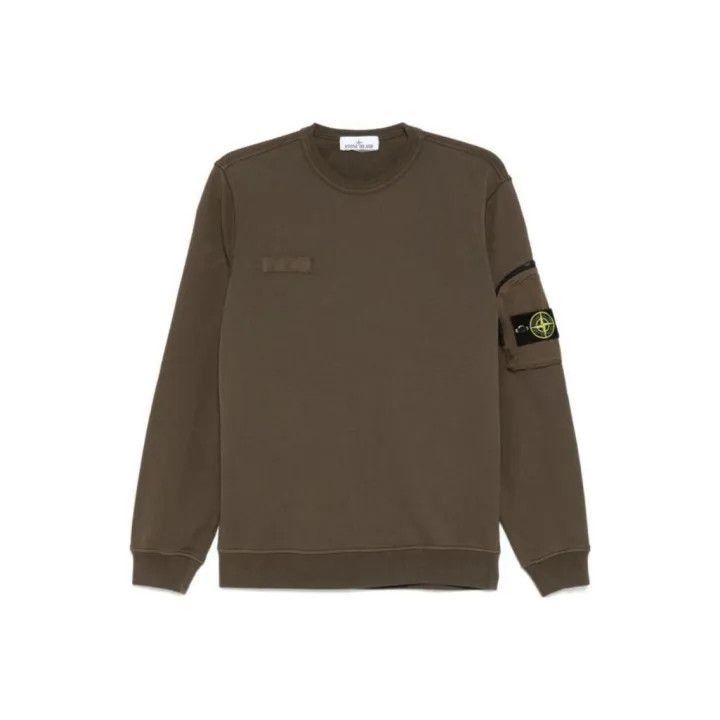 Stone Island Stone Island Green Crew Neck Sweatshirt -2506 Size US M / EU 48-50 / 2 - 1 Thumbnail