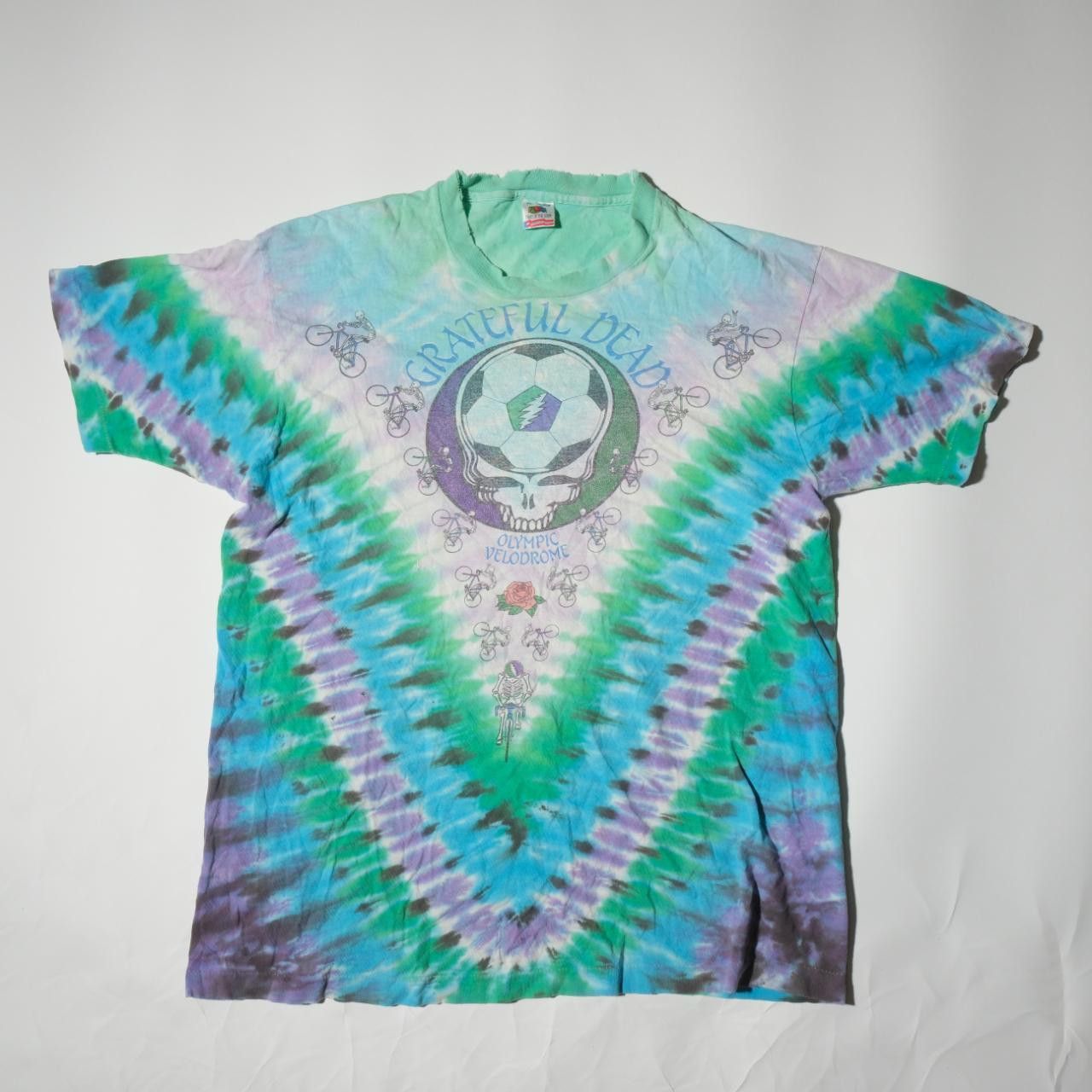 Grateful Dead Vintage Grateful Dead '1990 LA Olympic Velodrome' T-Shirt Size US XL / EU 56 / 4 - 1 Thumbnail