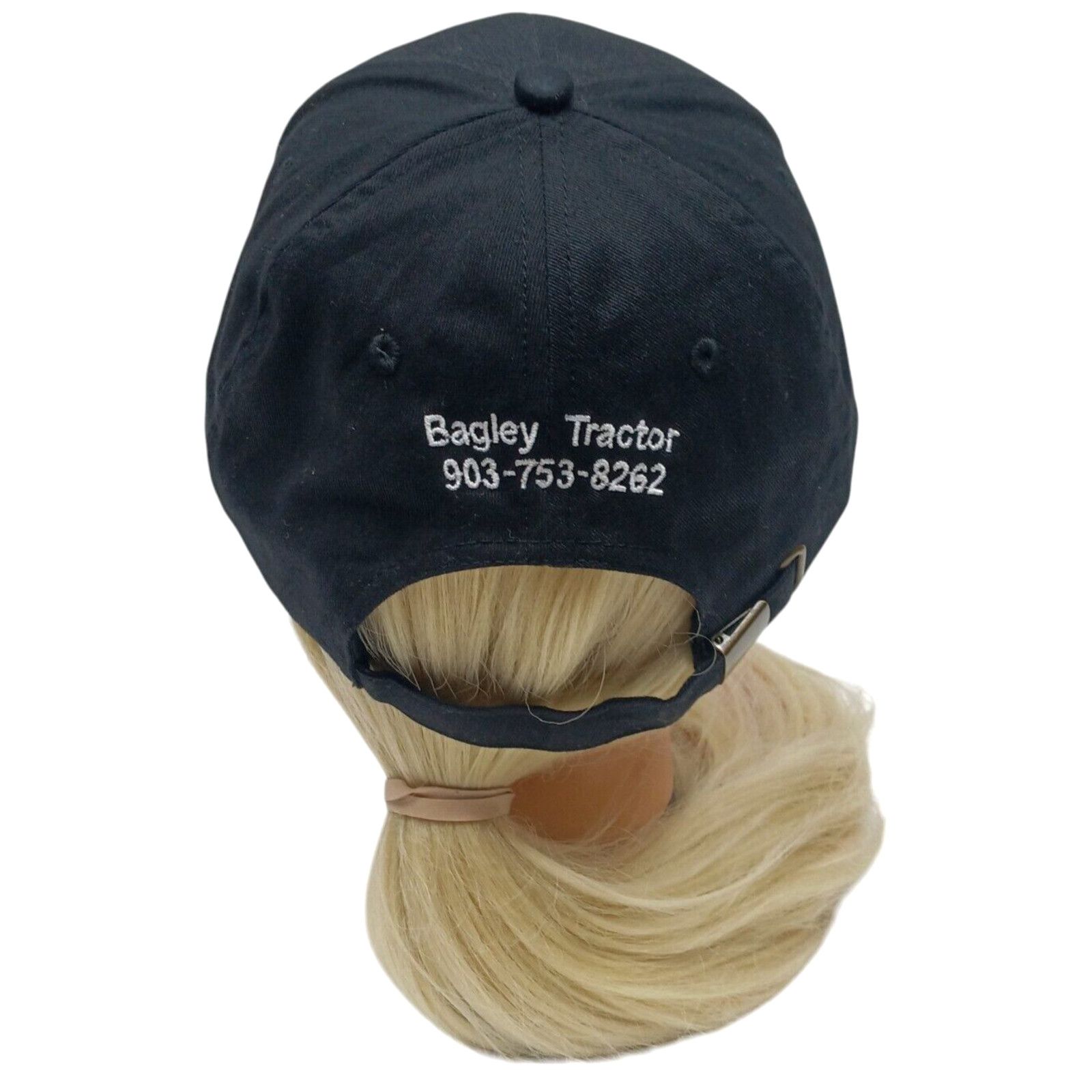 Kuboraum Kubota Hat Cap Strapback Adjustable Adult K Products Black Size ONE SIZE - 3 Thumbnail