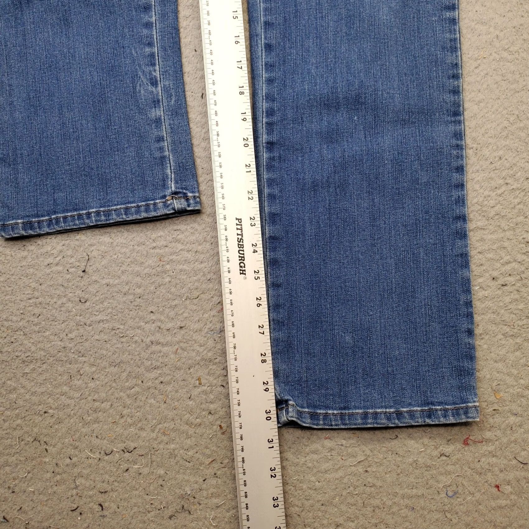 Lee Lee Jeans Womens 12 Jeans Blue Denim Stretch Classic Fit Boho Streetwear Straight Leg - Size 12 Womens Blue Denim Jeans Size 34" / US 12 / IT 48 - 4 Thumbnail