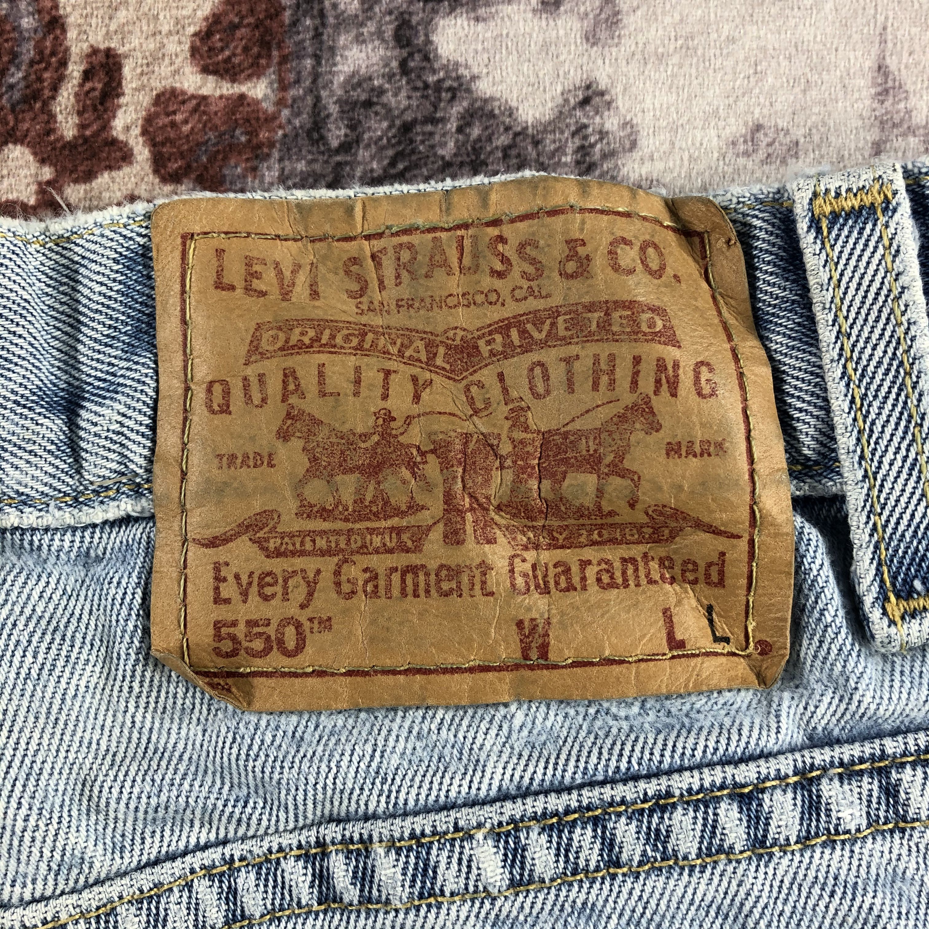 Levi's × Vintage Vintage 90s Light Wash Levis 550 Jeans-JM3003 Size US 28 / EU 44 - 6 Thumbnail