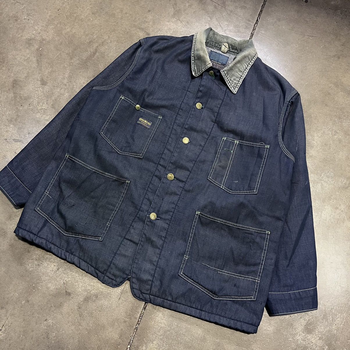 Oshkosh × Vintage Vintage 70s OshKosh B’Gosh Denim Chore Jacket Blanket Lined Size US XL / EU 56 / 4 - 2 Thumbnail