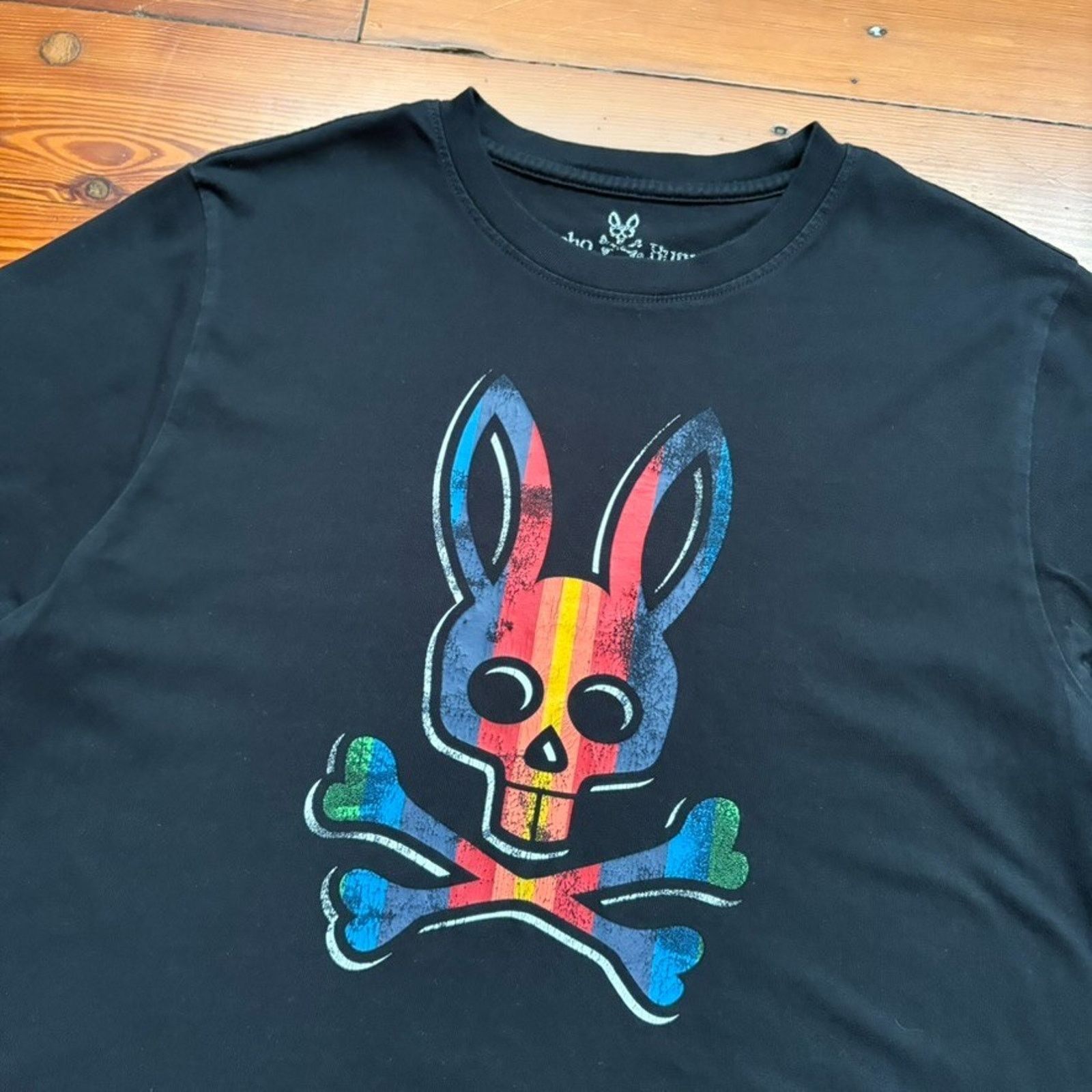 Psycho Bunny Psycho Bunny T-Shirt Men's Size 4 M Black Graphic Pima Size US M / EU 48-50 / 2 - 3 Thumbnail