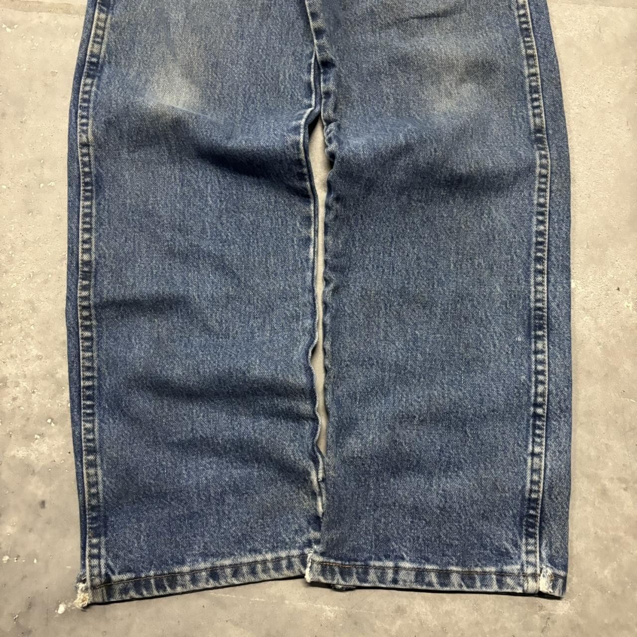 Japanese Brand × Vintage Crazy Vintage 90s Dark Wash Essential Denim Jeans! Size US 30 / EU 46 - 6 Thumbnail
