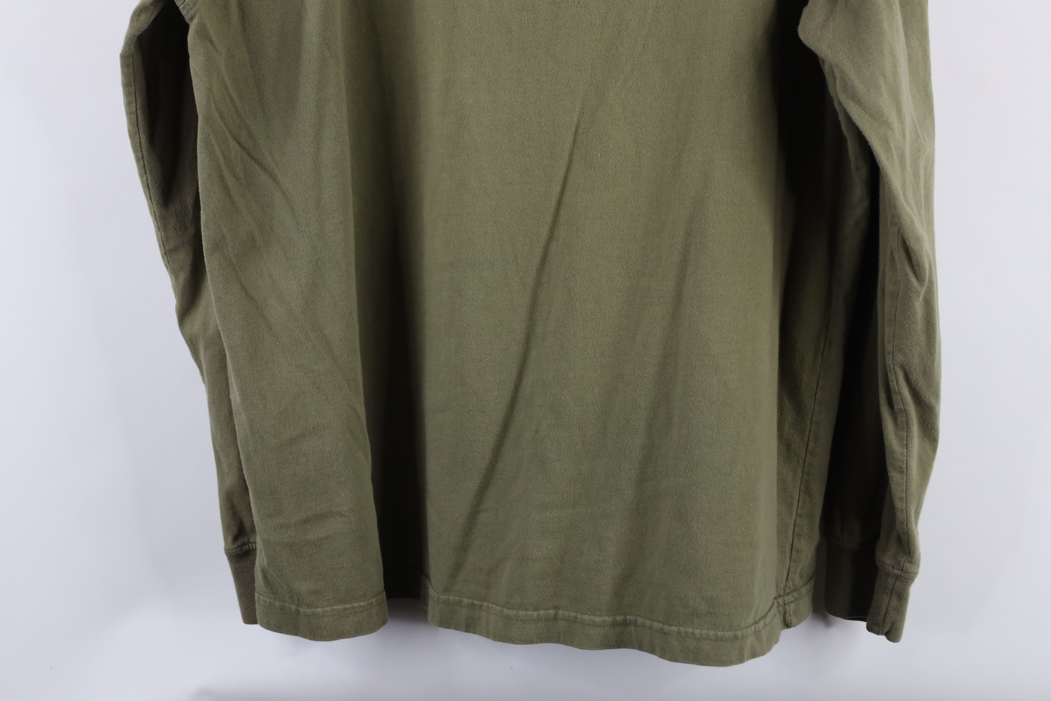 Cabelas × Vintage Vintage 90s Cabelas Mock Neck Long Sleeve T-Shirt Green Size US L / EU 52-54 / 3 - 9 Thumbnail
