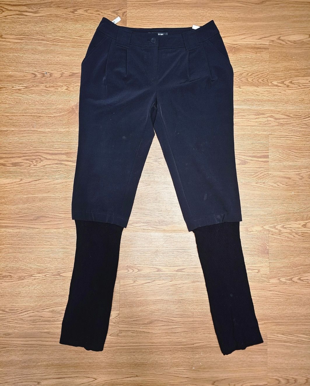 Japanese Brand Hiroko Bis Double Layered Ribbed Pants Size US 28 / EU 44 - 1 Thumbnail