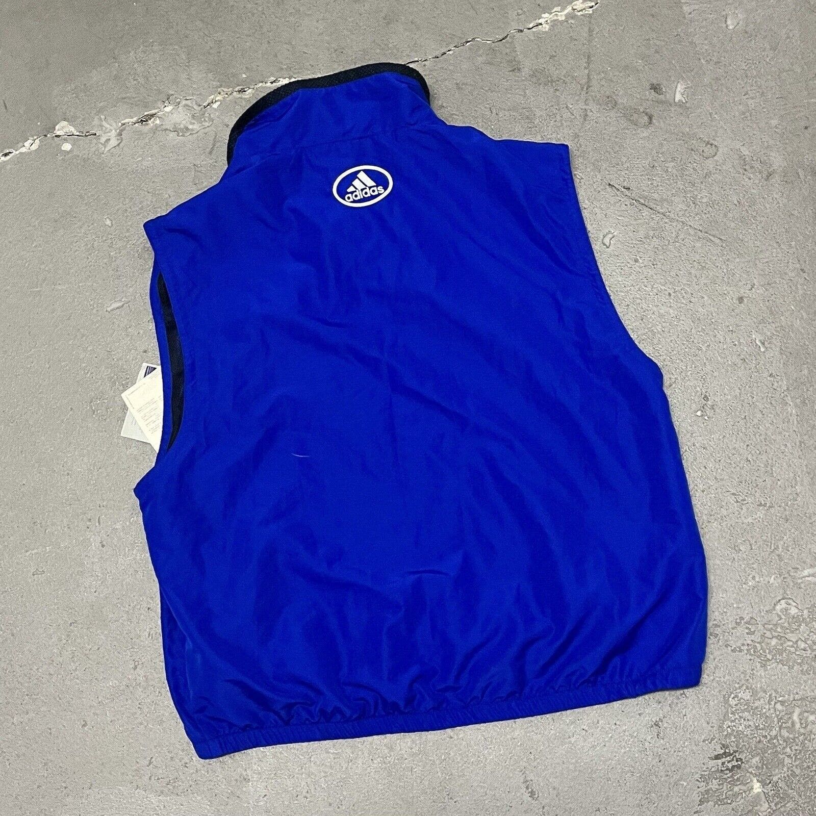 Adidas WMNS Vintage 2000’s Adidas Running Vest Y2K 3M Blue BNWT Lrg Size L / US 10 / IT 46 - 12 Thumbnail