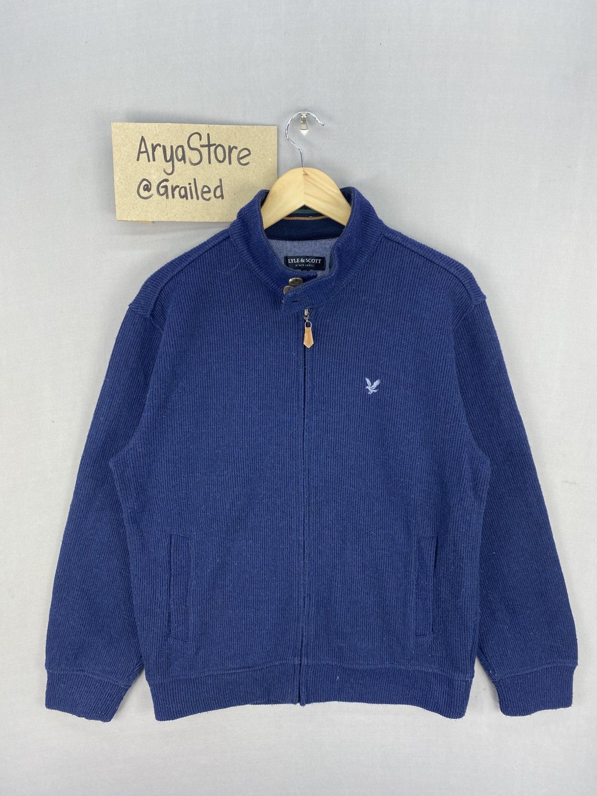 Lyle & Scott Lyle & Scott Black Label Knitwear Zipper Jacket Size US S / EU 44-46 / 1 - 1 Thumbnail