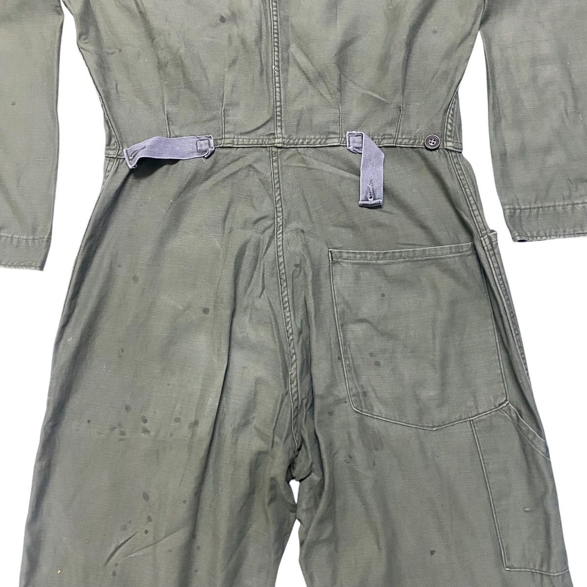 Vintage Vintage Us Army OG-107 Sateen Coveralls Vietnam War Size US 34 / EU 50 - 13 Thumbnail