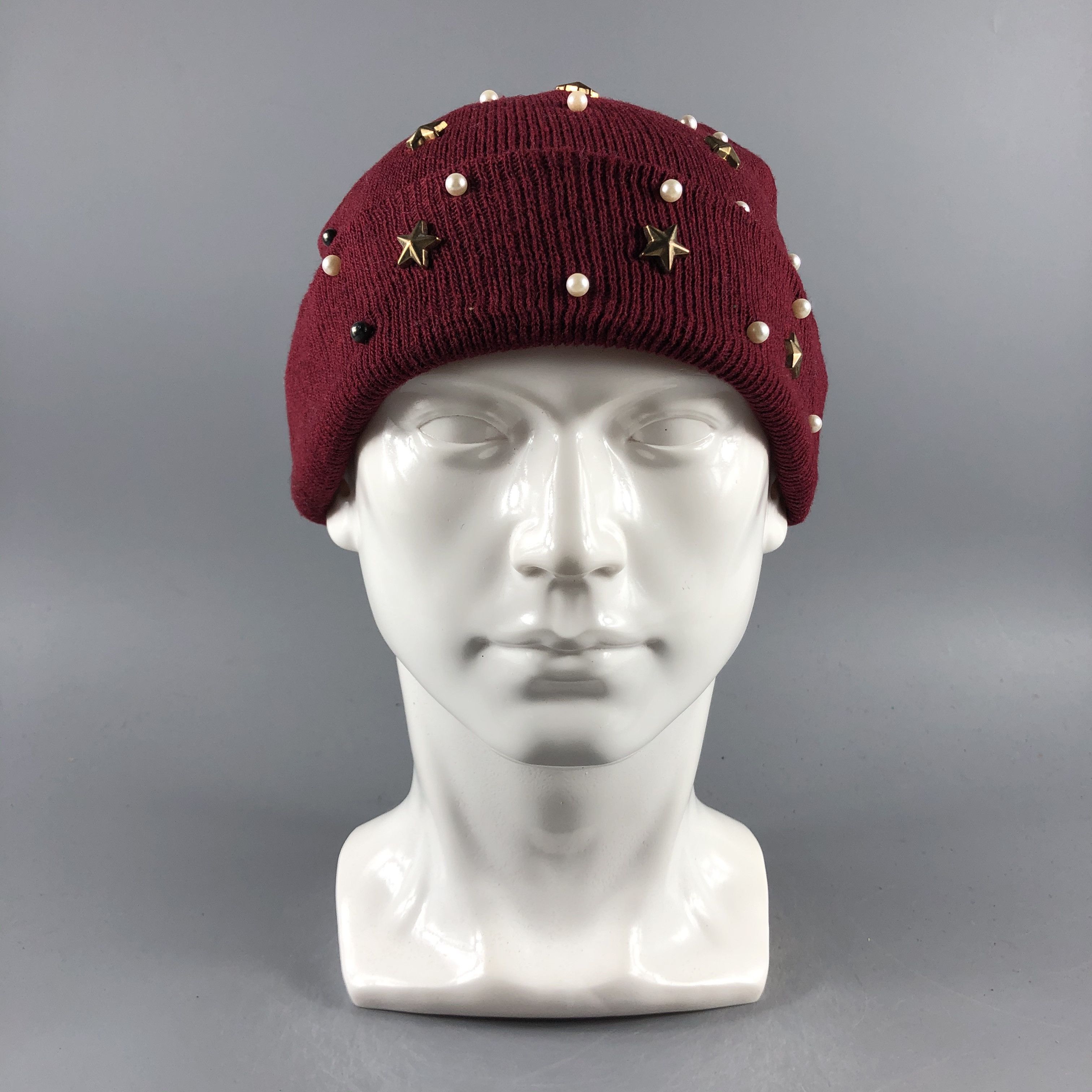 Japanese Brand × Vintage Womens Punk Beanie Snow Hat Snow Cap -D518 Size ONE SIZE - 6 Thumbnail