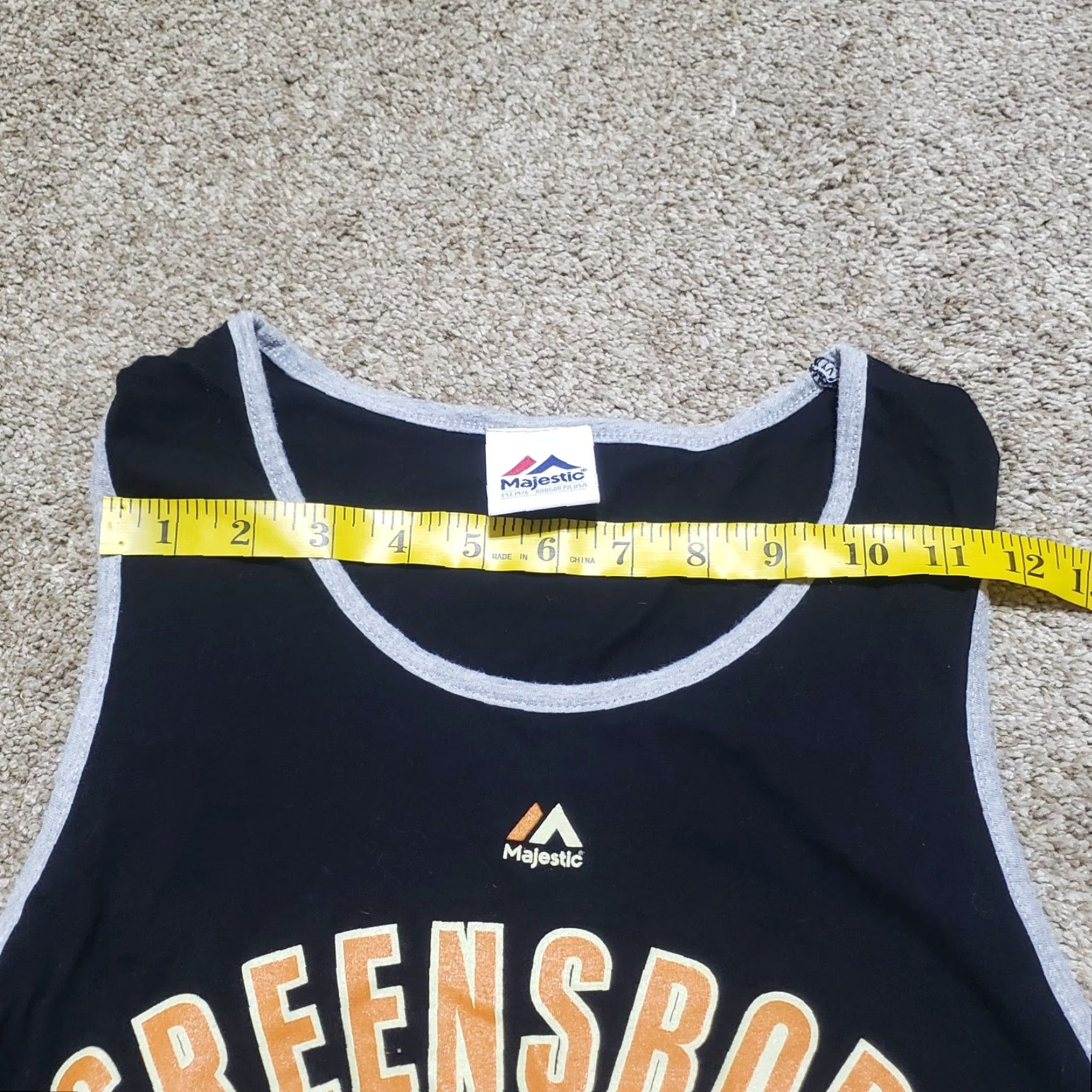 Vintage VINTAGE Greensboro Grasshoppers Shirt Men M Black Sleeveless Tank Tee 90s Team Logo Adult Mens Size US M / EU 48-50 / 2 - 4 Thumbnail
