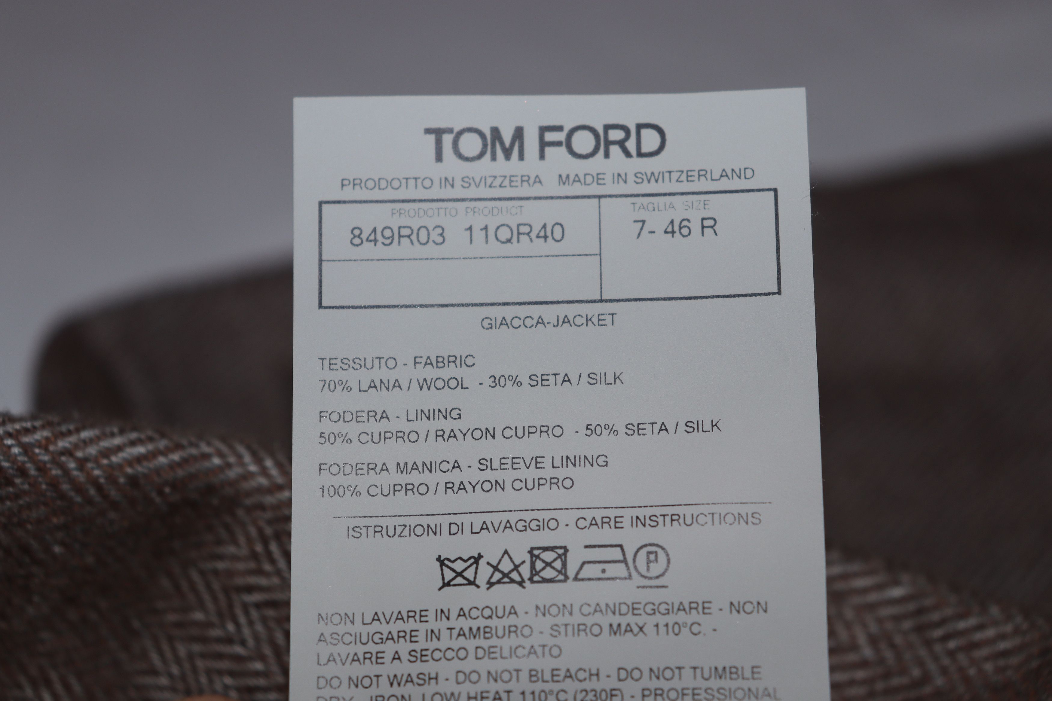 Tom Ford o1rshd1 / mattan Blazer Jacket in Brown Size US S / EU 44-46 / 1 - 11 Thumbnail