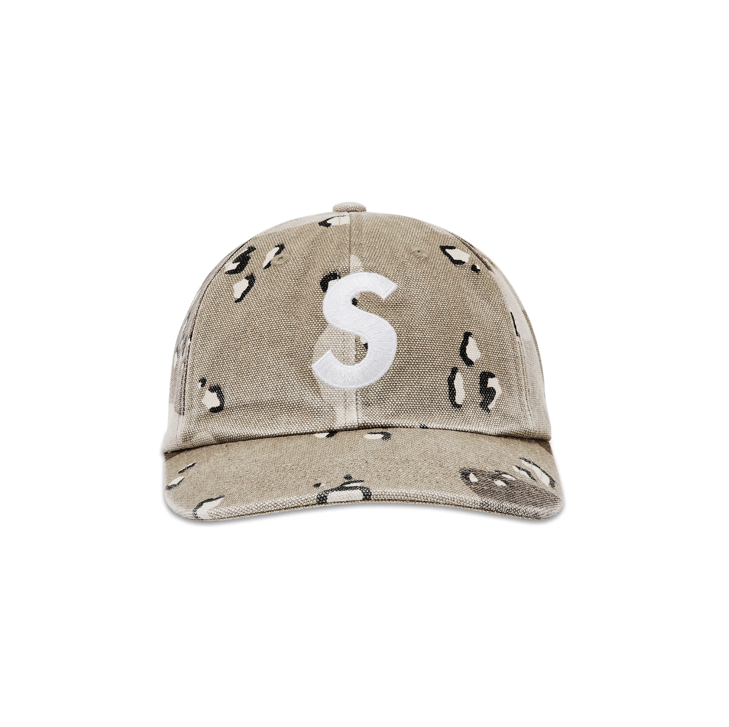 Supreme Supreme S Logo Pigment 6 Panel in Chocolate Chip Camo 