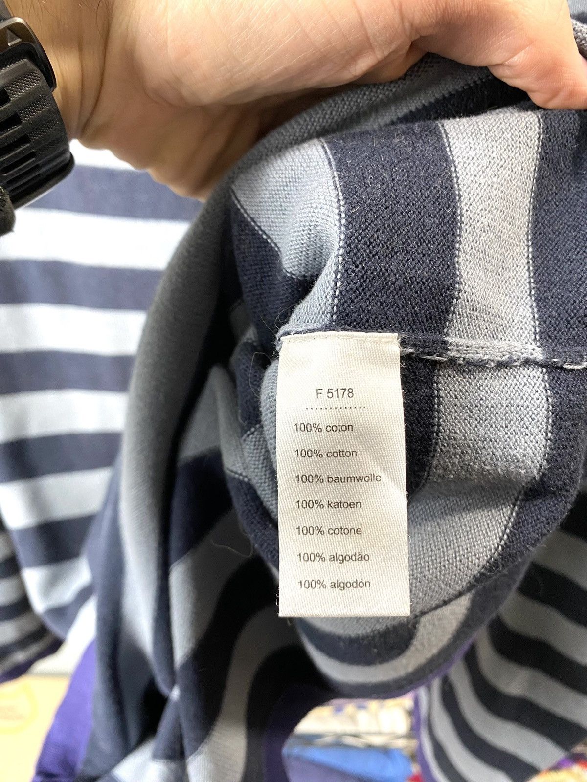 Lacoste Vintage Lacoste Striped Sweater Rugby Style Size US M / EU 48-50 / 2 - 6 Thumbnail
