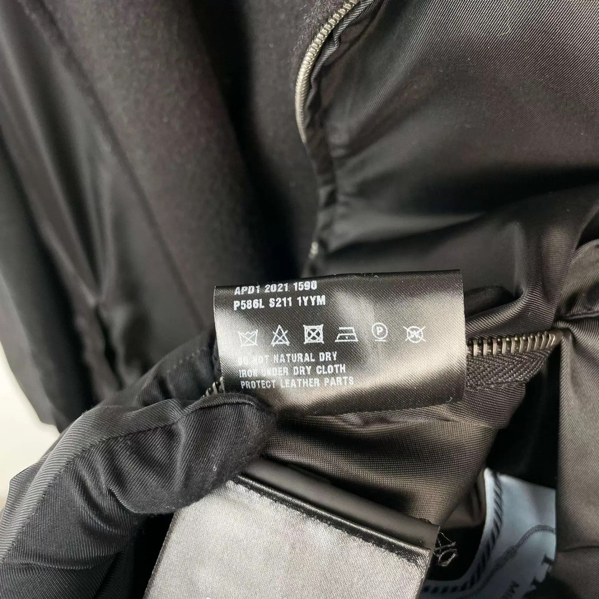 Prada Prada 98 New Nylon Double-Face Black Jacket 38 Size XS / US 0-2 / IT 36-38 - 7 Thumbnail