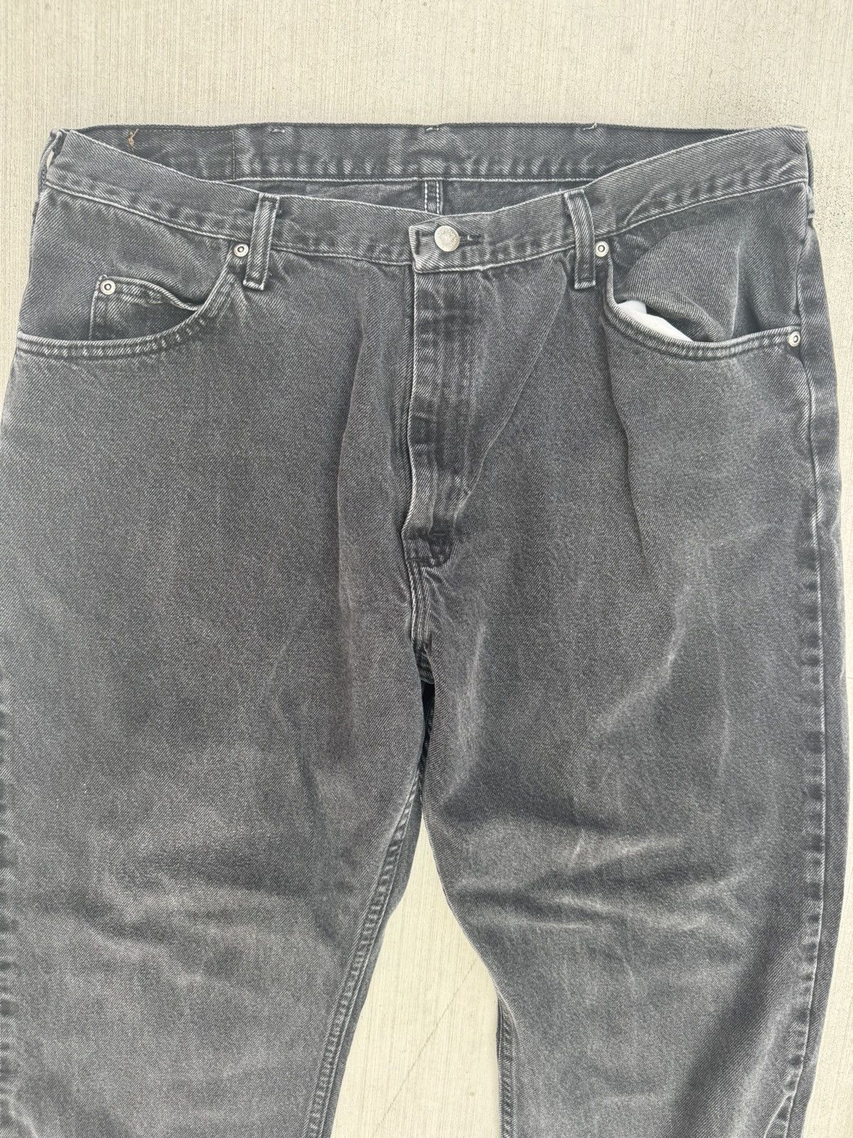 Wrangler WRANGLER EXTRA VALUE ORIGINAL RELAXED FIT BLACK JEANS DENIM Size US 40 / EU 56 - 2 Thumbnail
