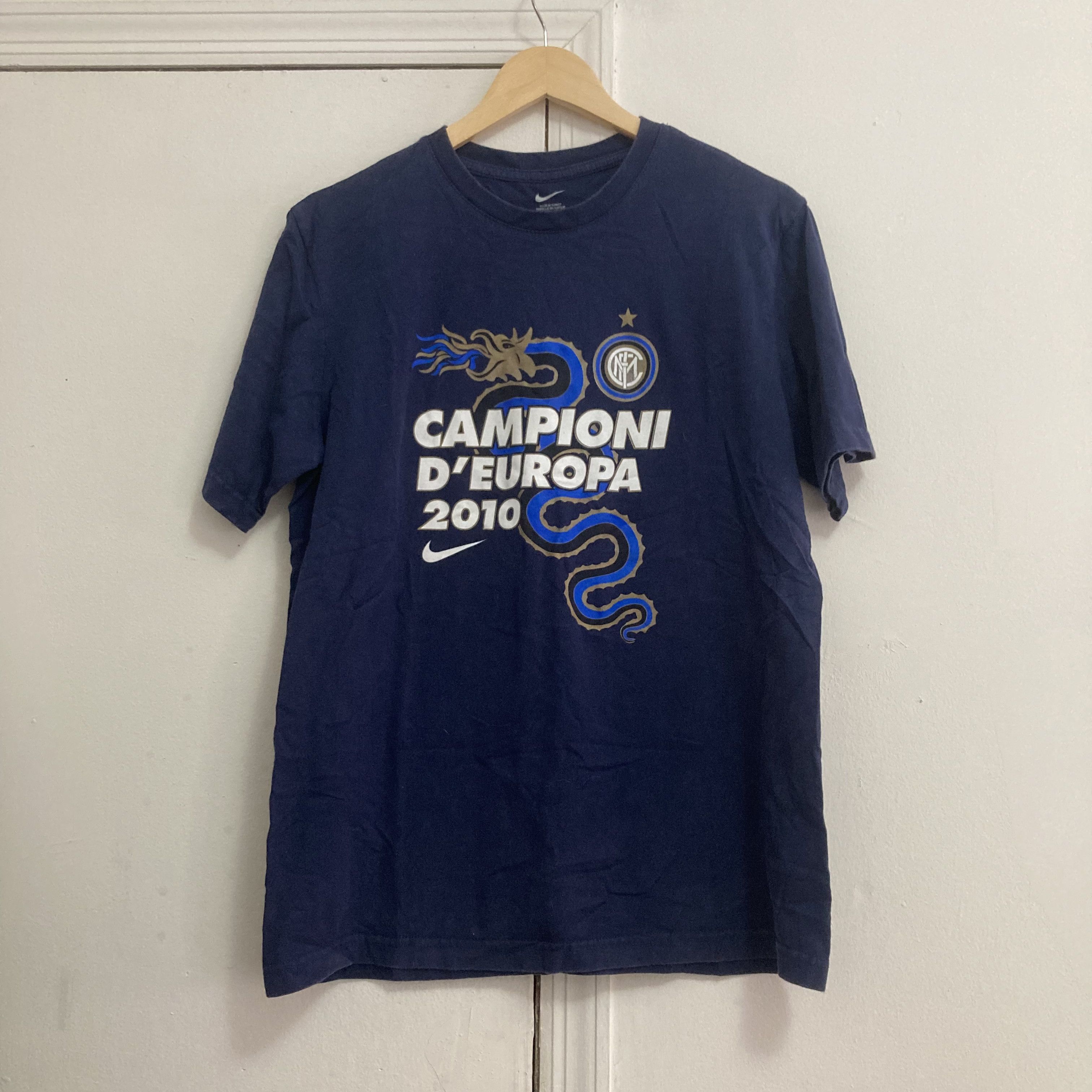 Nike Inter Milan Nike Tee Champions League Winners 2010 Large Size US L / EU 52-54 / 3 - 5 Thumbnail