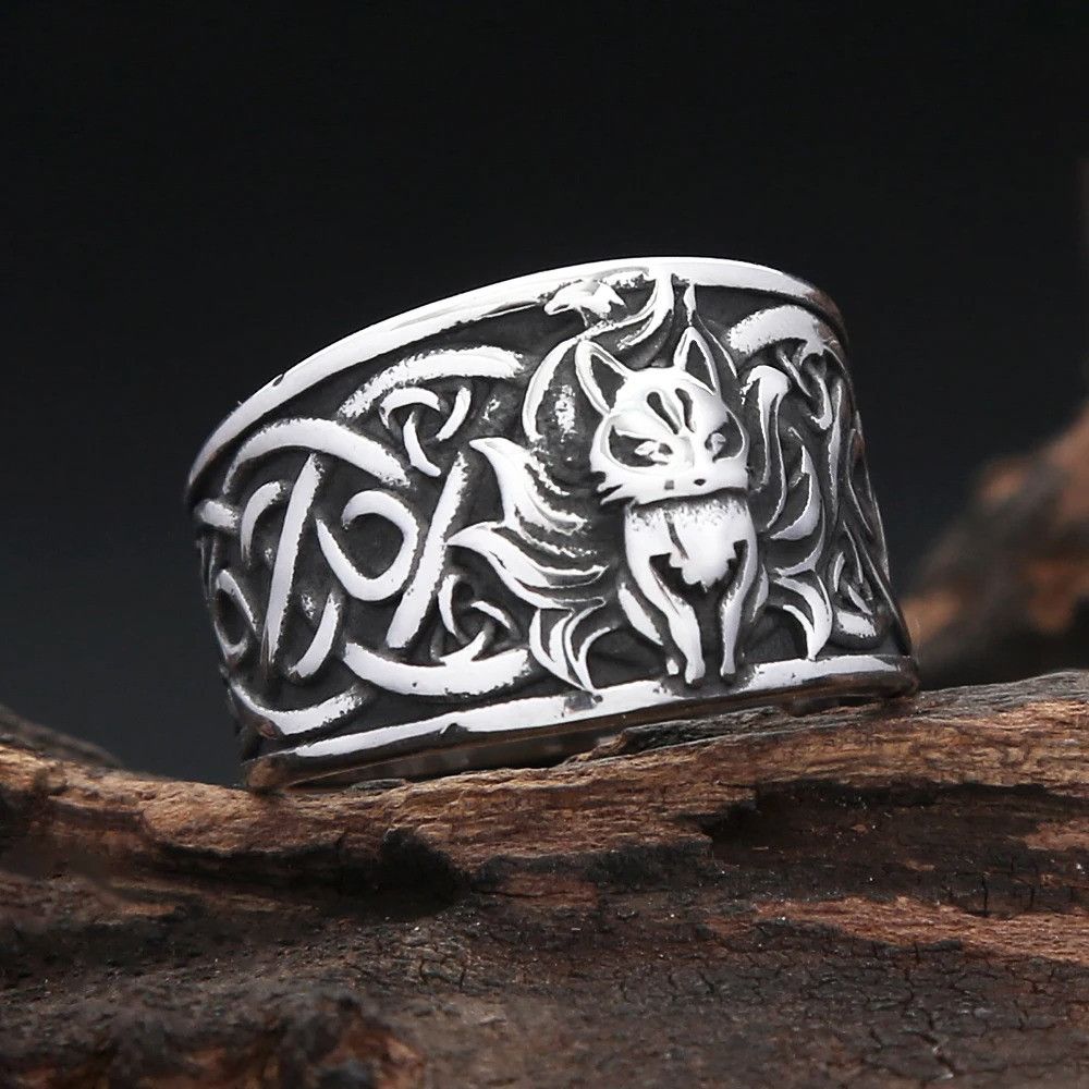 Other Hip Hop Nine Tailed Fox Ring Size ONE SIZE - 6 Thumbnail