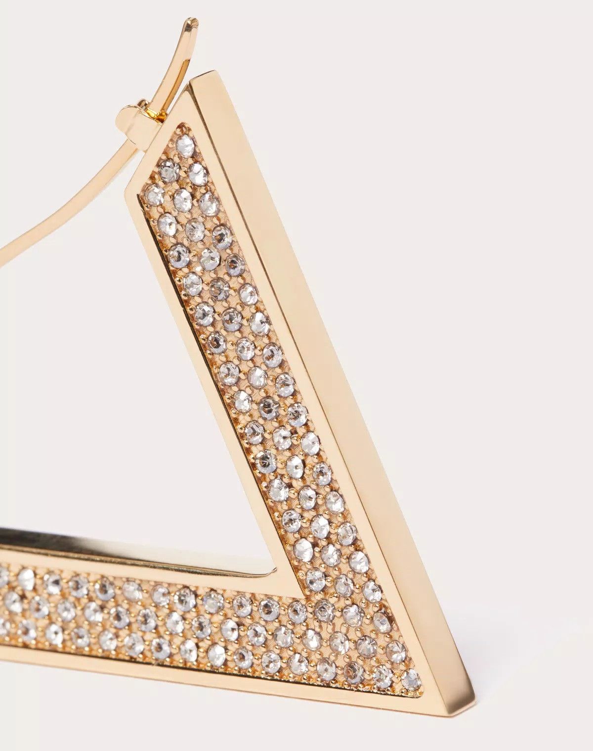 Valentino oc11z0725 Size:OS/Swarovski® Crystal Earrings in Golden Size ONE SIZE - 3 Thumbnail