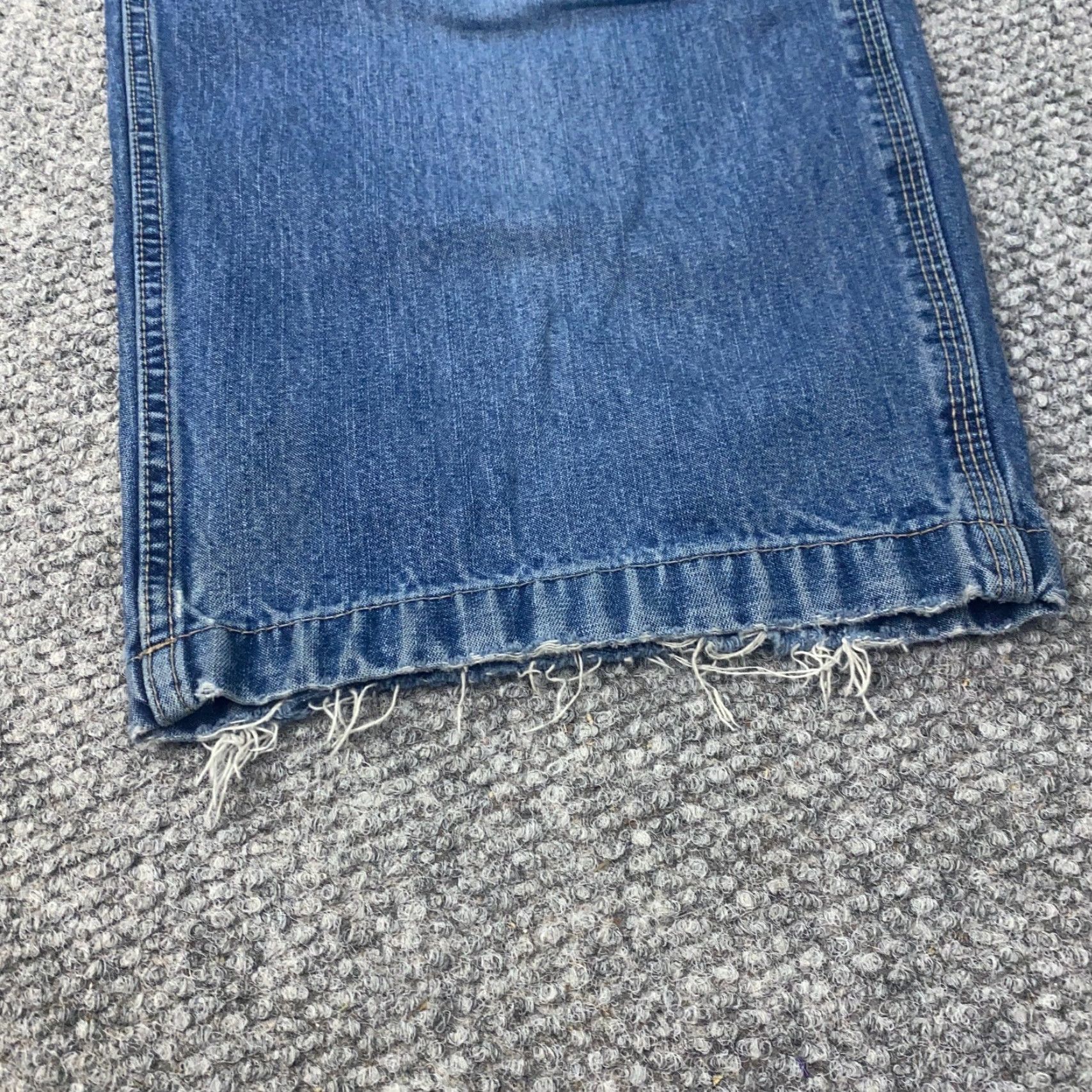 Vintage VINTAGE Paco Jeans Mens Jeans 40x32 Blue Carpenter Baggy Loose Skater Grunge Y2K Men's 40 Regular Inseam 31" Cotton Denim Retro 90s Mens Size US 40 / EU 56 - 6 Thumbnail
