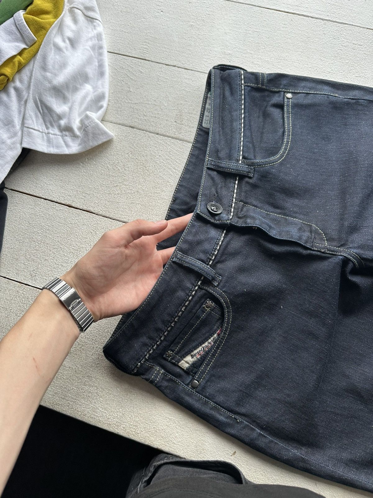 Diesel 🚨 DIESEL IFSIXWASNINE JEANS DENIM RARE Y2K FIT GOTHIC PUNK Size 32" / US 10 / IT 46 - 2 Thumbnail