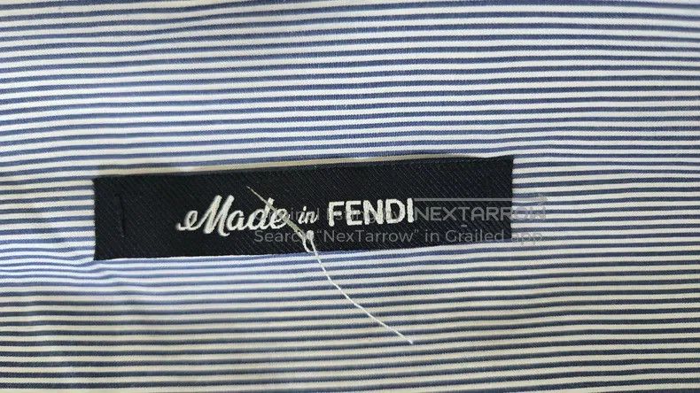 Fendi Fendi size 40 Blue Shirt, Can Be Short or Long Sleeve Size US XS / EU 42 / 0 - 7 Thumbnail