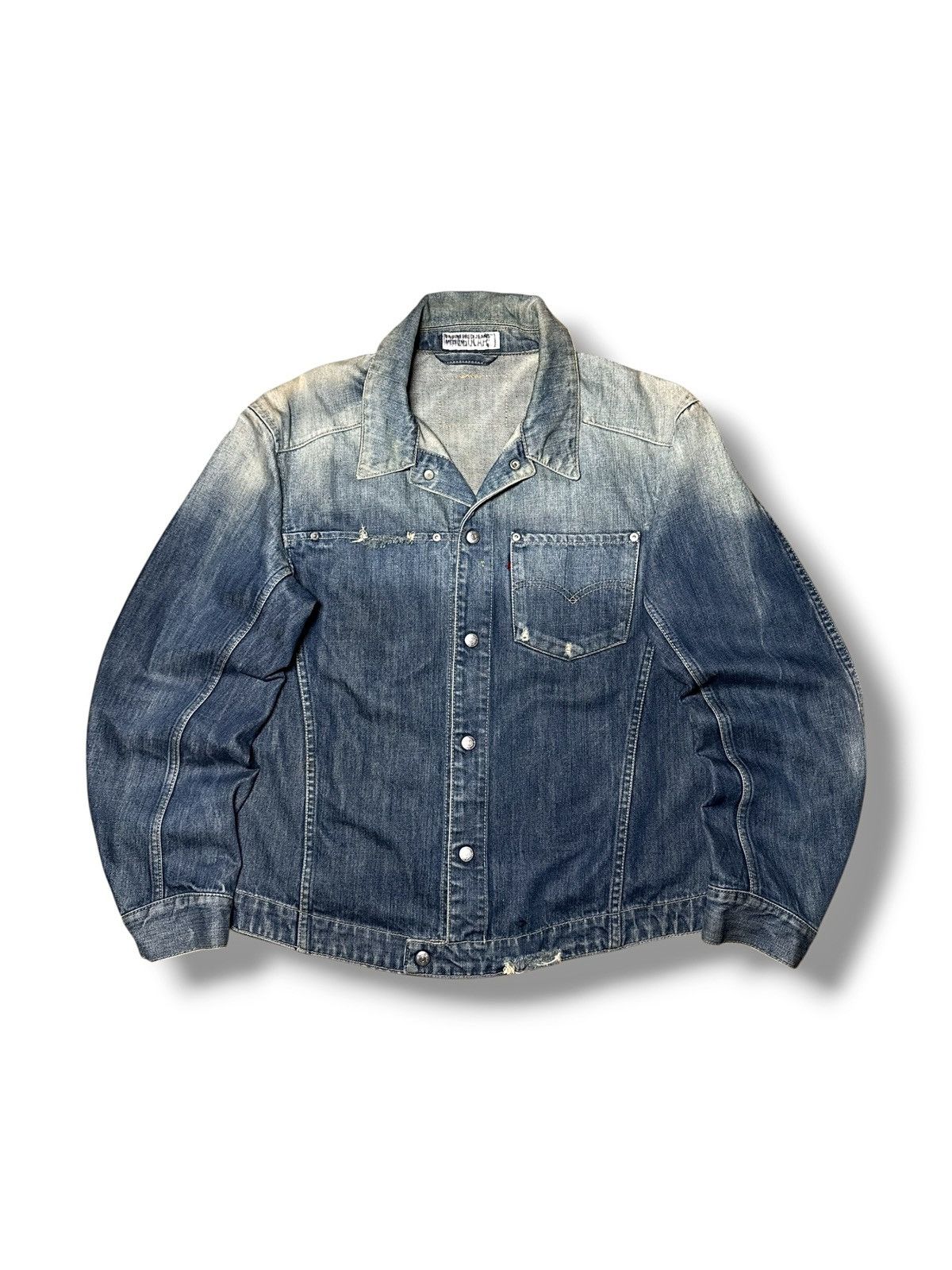 Levi's Vintage Y2K Levi’s Engineered Washed Jacket Avantgarde 90s Size US M / EU 48-50 / 2 - 4 Thumbnail