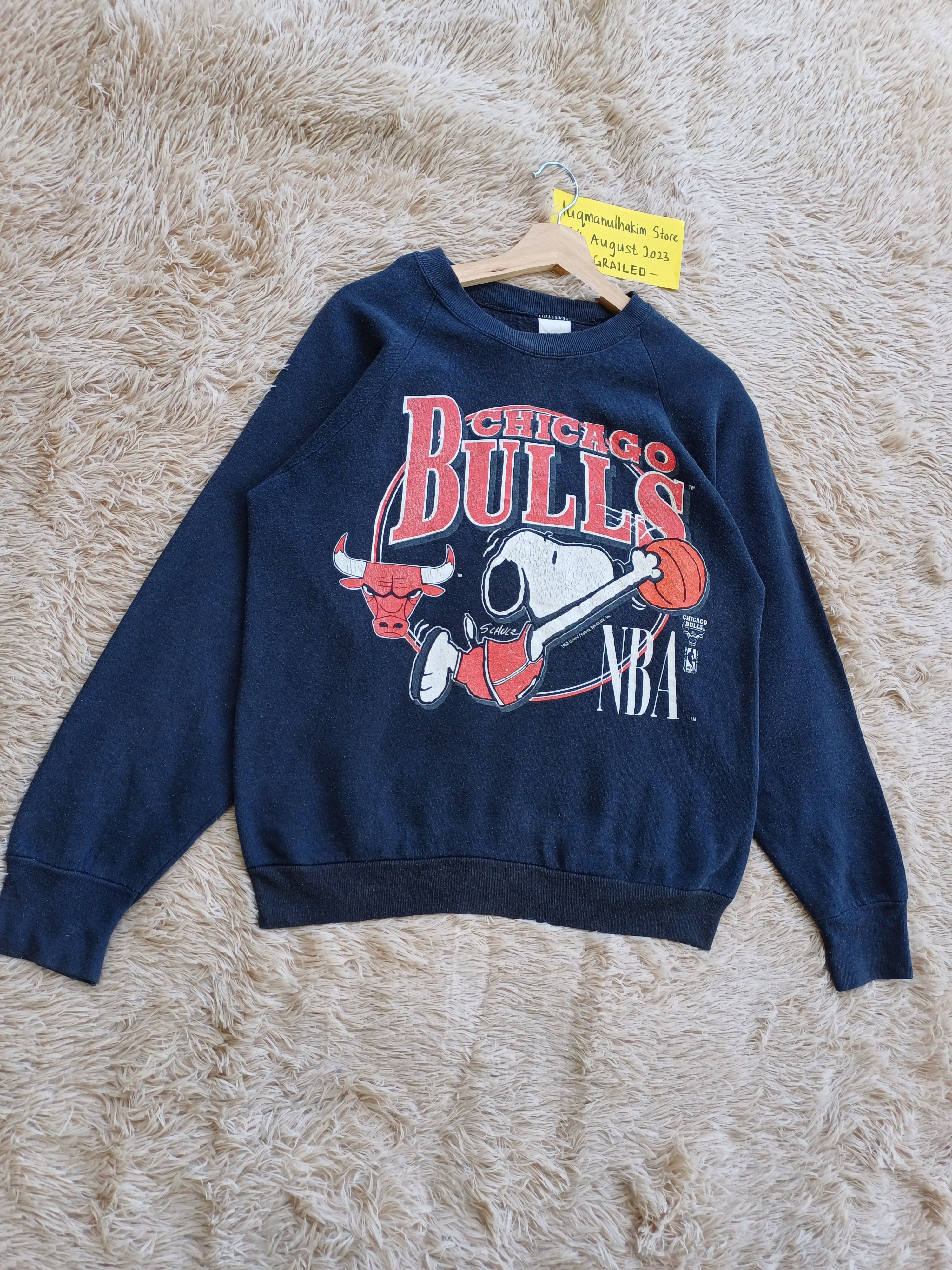 NBA Vintage Rare Chicago Bulls NBA Sweatshirt Size US M / EU 48-50 / 2 - 2 Thumbnail