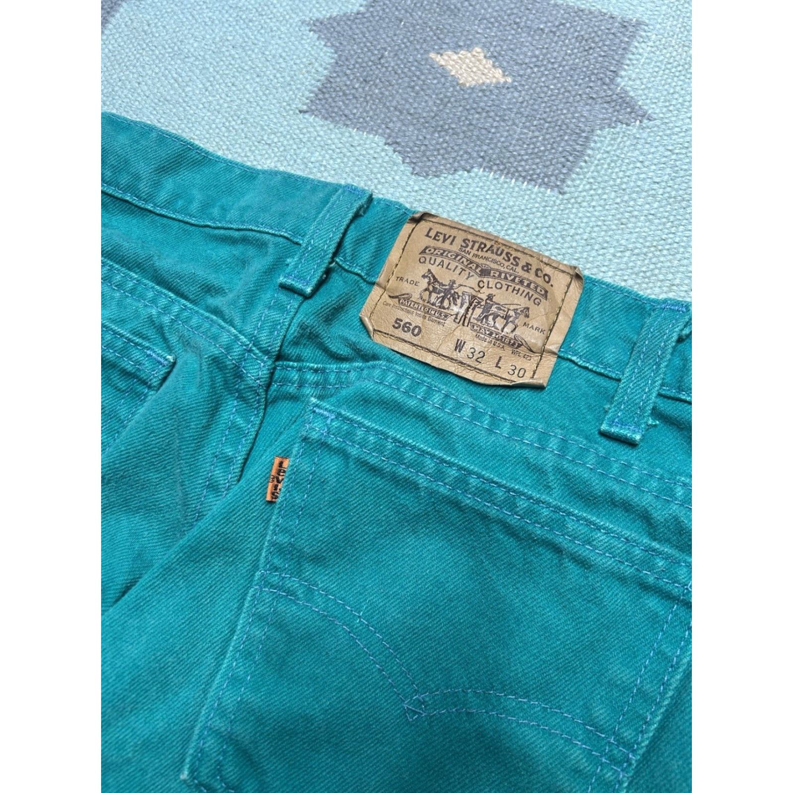 Levi's VINTAGE Levi’s 560 Jeans Regular Men Size US 31 - 5 Thumbnail