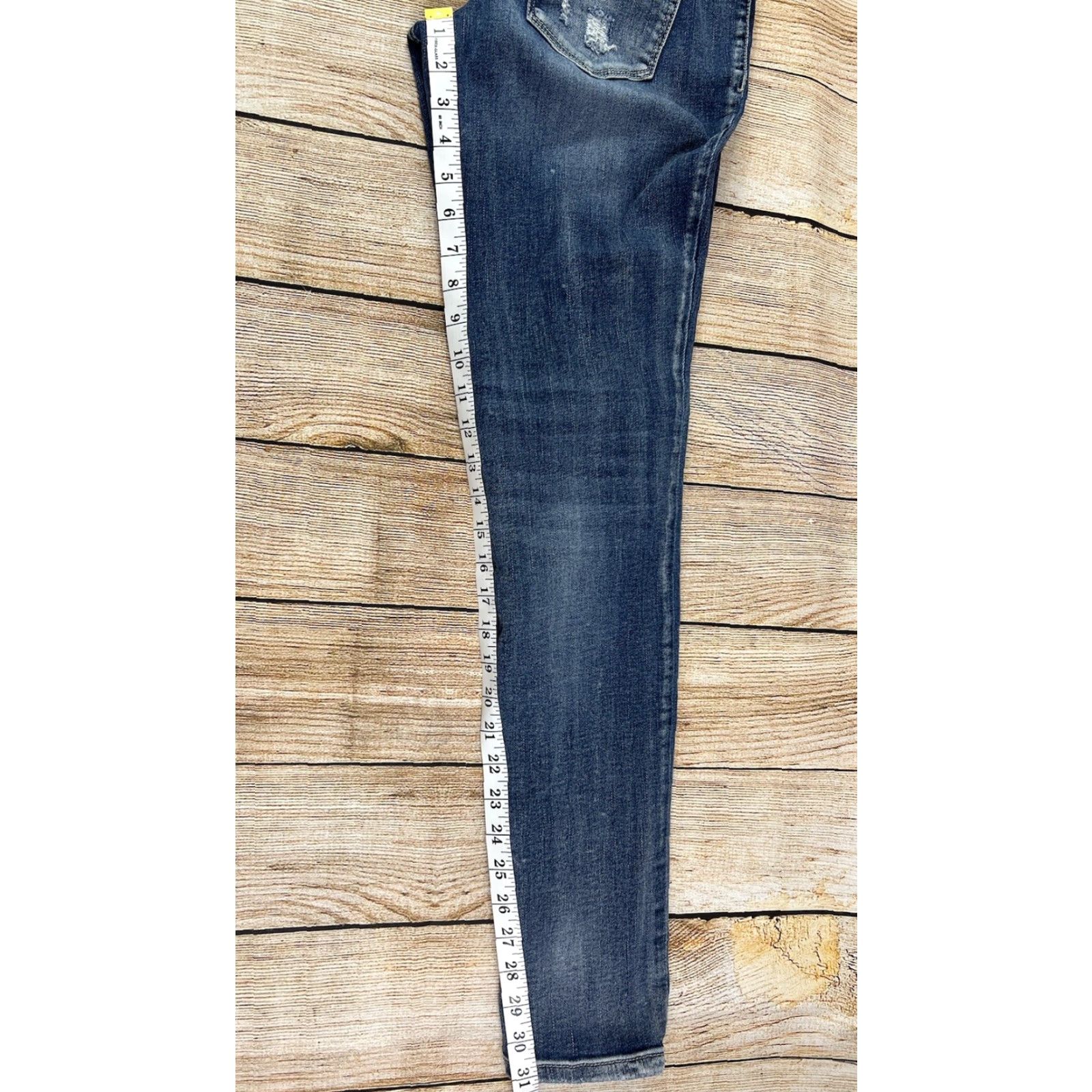 Vintage Maurices Jeans Skinny Denim Size S Regular 28x31 Blue Women Womens Size 28" / US 6 / IT 42 - 7 Thumbnail