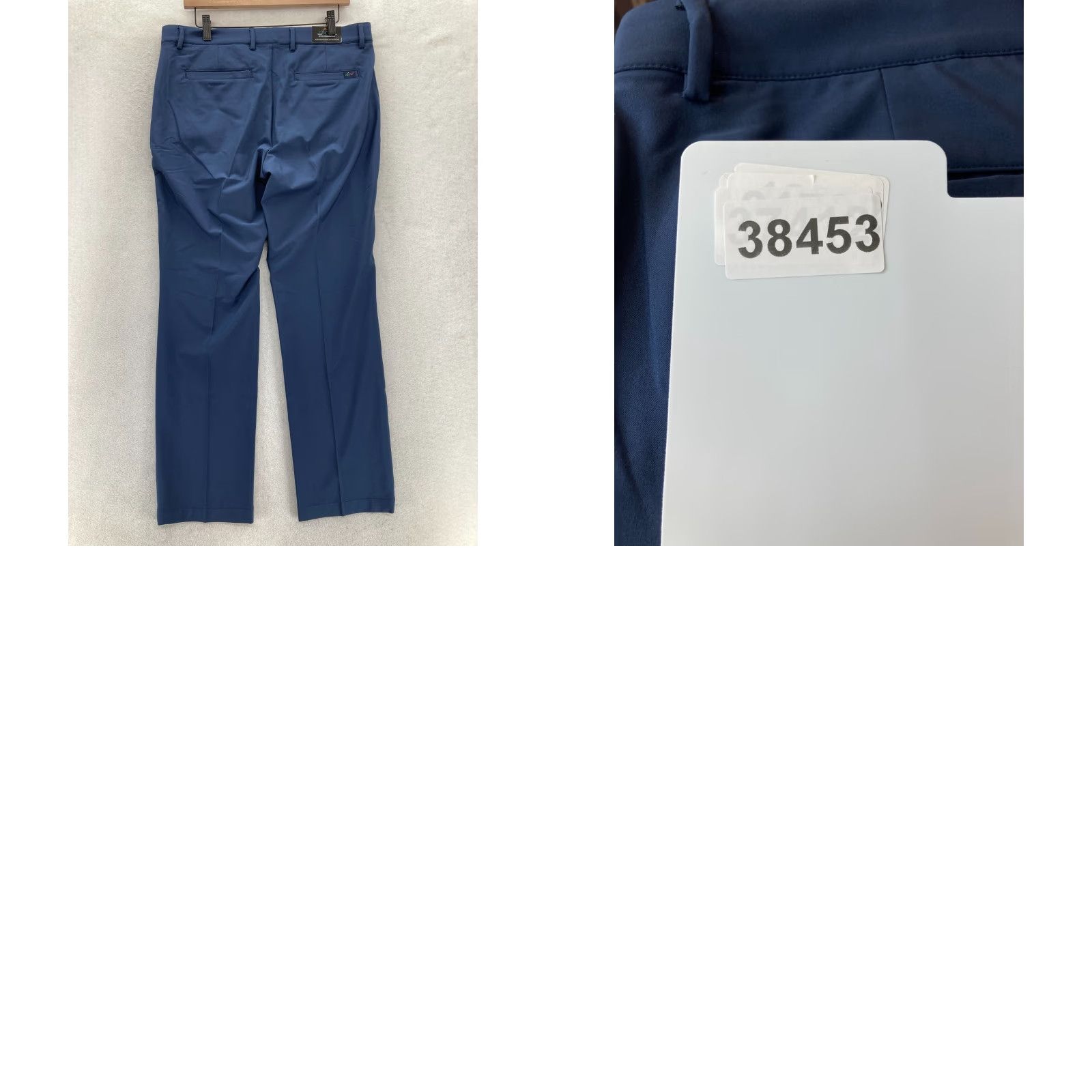 Vintage Greg Norman Performance Golf Pants Mens 33x30 Straight Leg Blue Stretch Waist Chino Pants Mens Regular Blue Stretch Waist 33 Inseam 30 Inseam Size US 33 - 9 Thumbnail