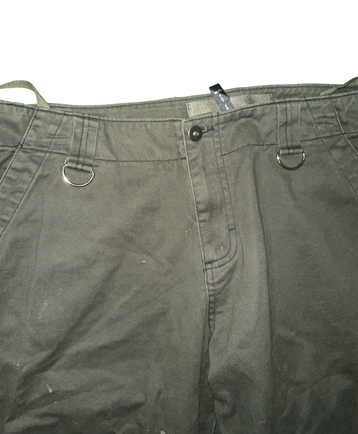 Japanese Brand × Vintage Japanese Flared Cargo Pants Size US 33 - 2 Thumbnail