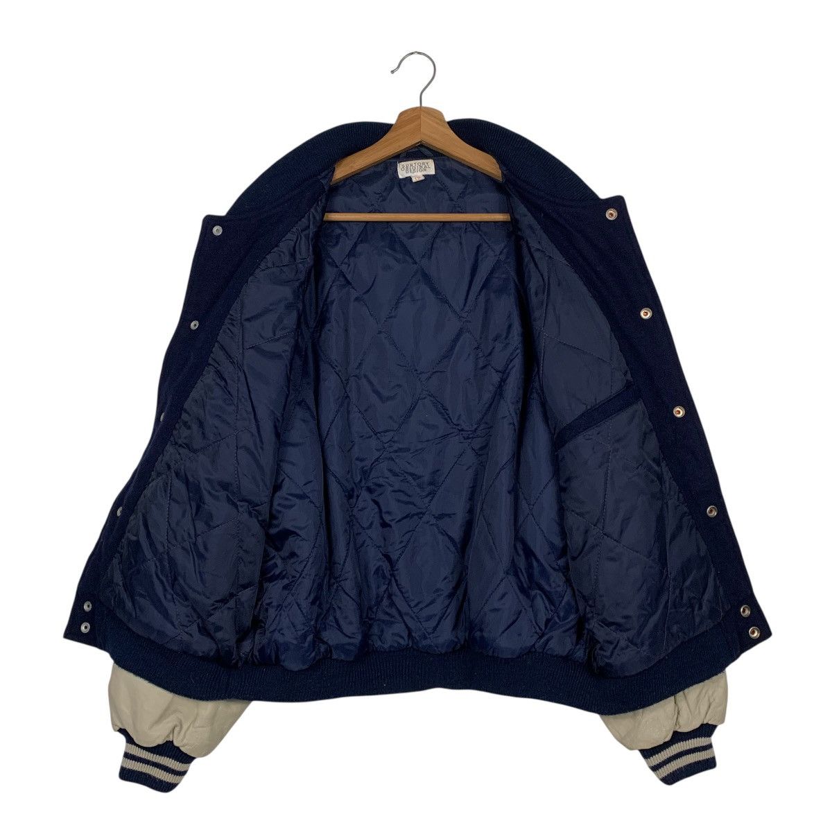 Japanese Brand Suntory Boss Coffee Varsity Leather Jacket Size US L / EU 52-54 / 3 - 11 Thumbnail